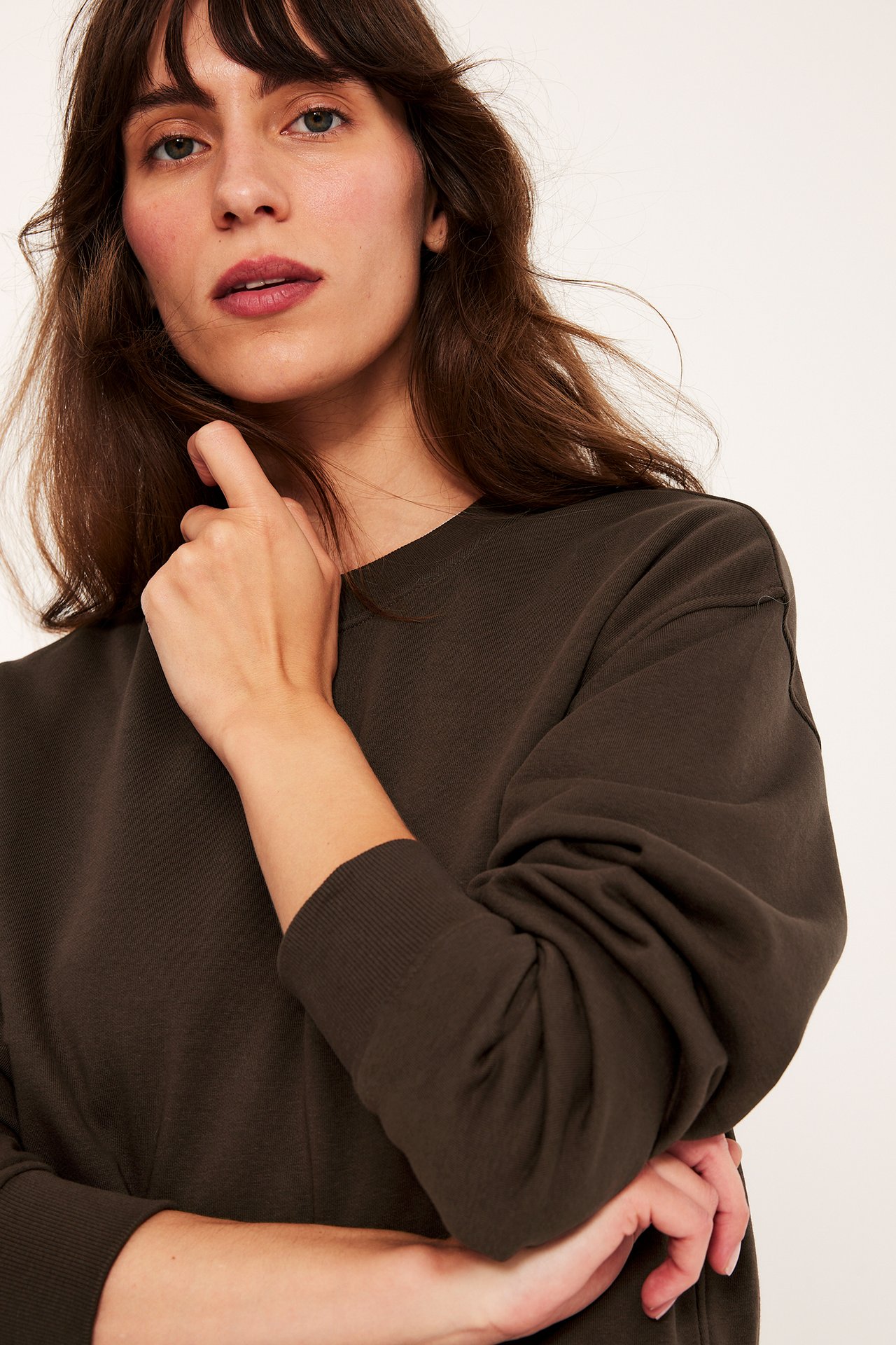 Sweatshirt - Mörkbrun - 4