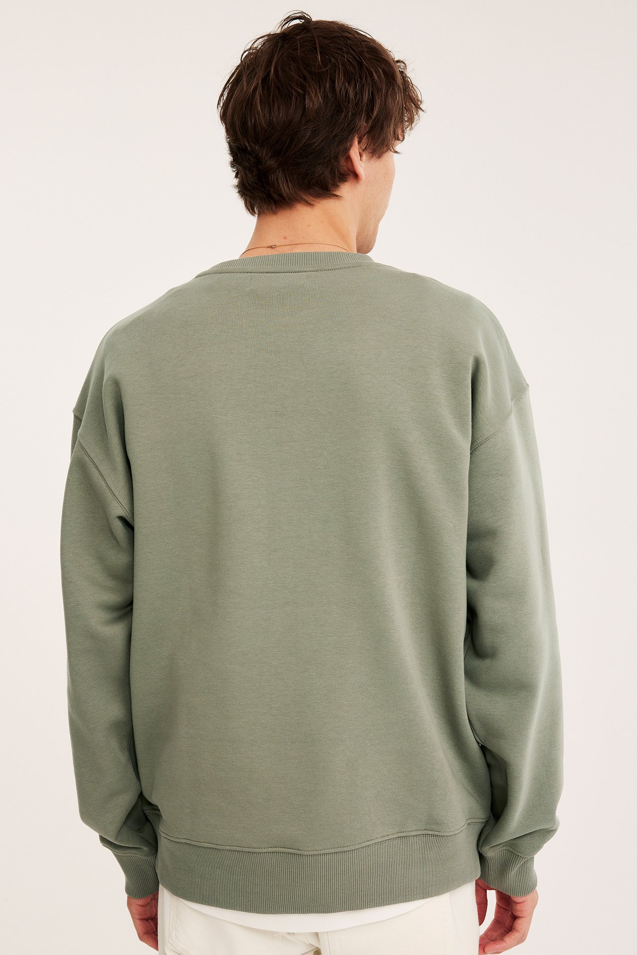 Oversized sweatshirt - Grön - 185cm / Storlek: M - 5