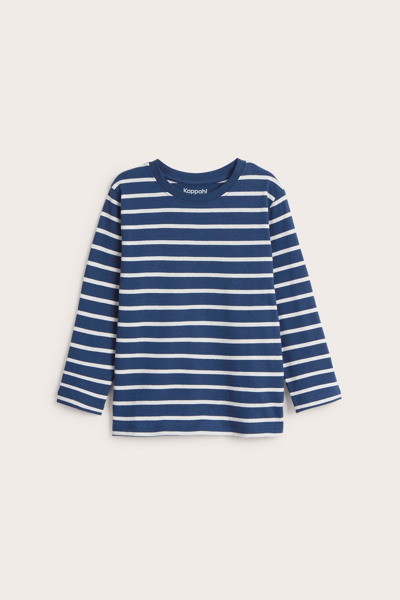 Randig långärmad t-shirt