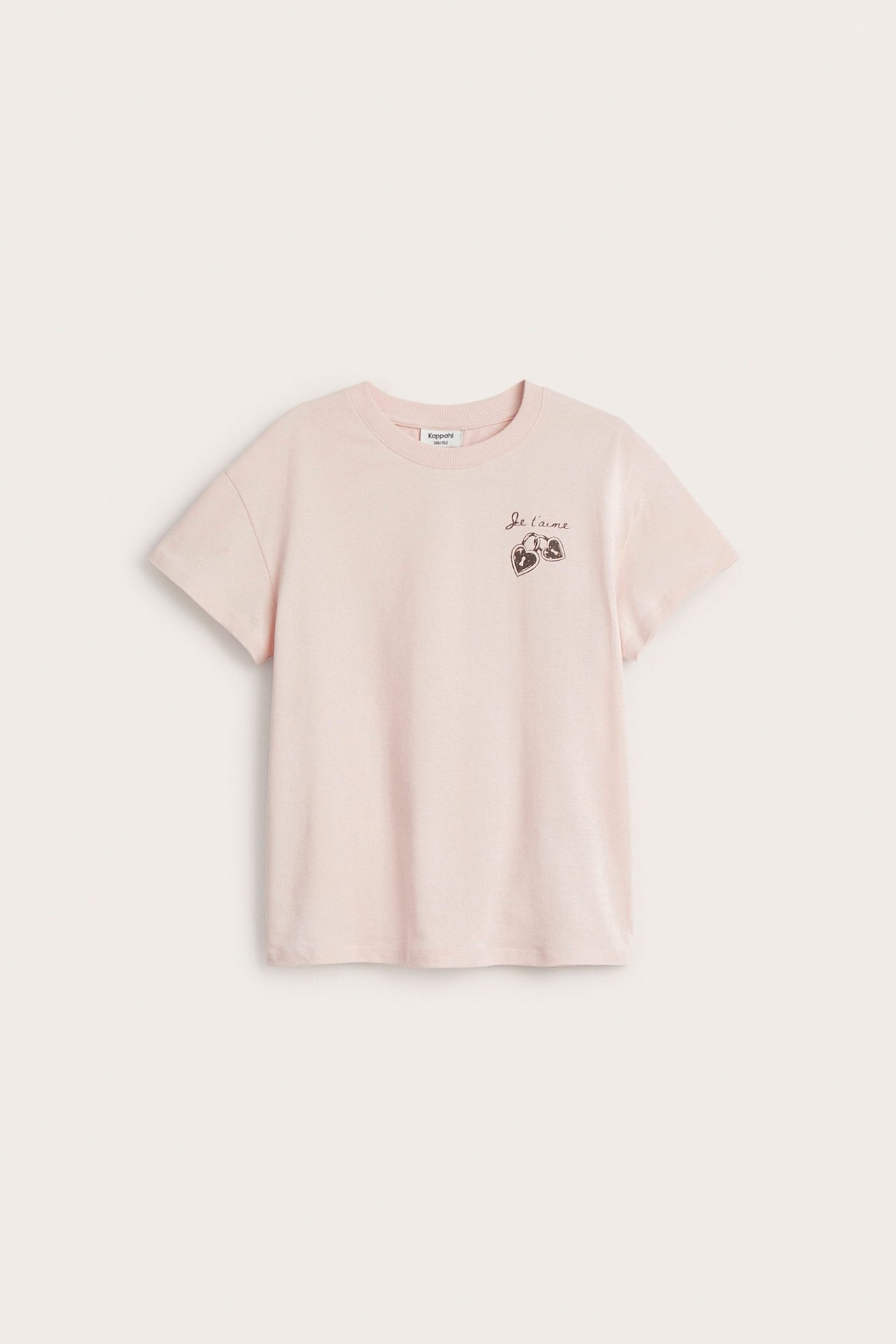 T-shirt med tryck - Rosa - 2