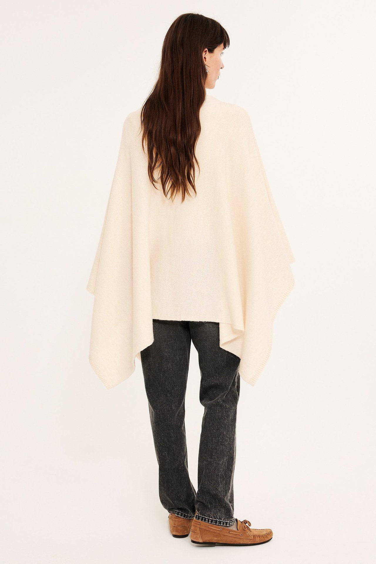 Poncho - Luonnonvalkoinen - 7
