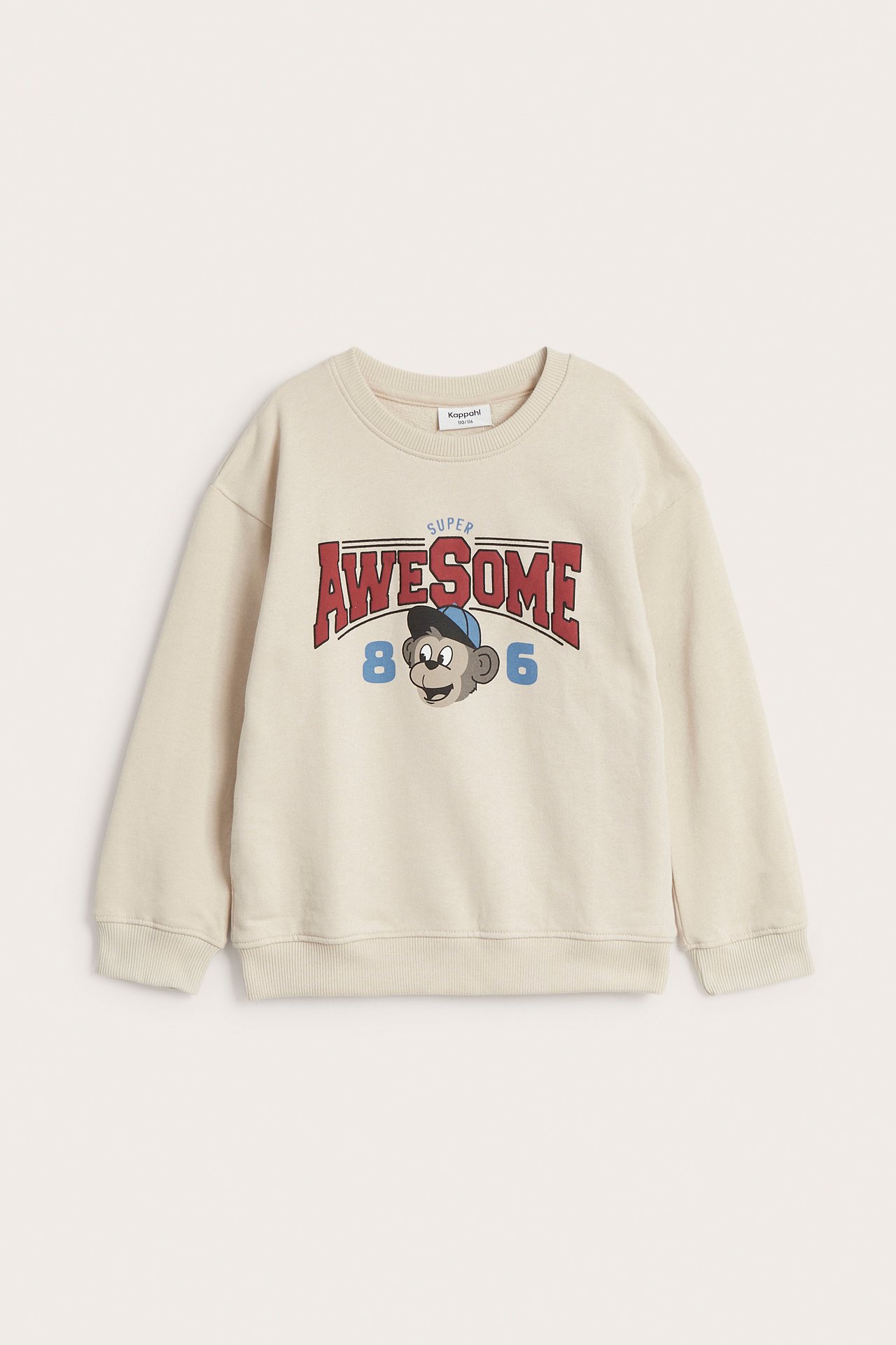 Sweatshirt med tryck