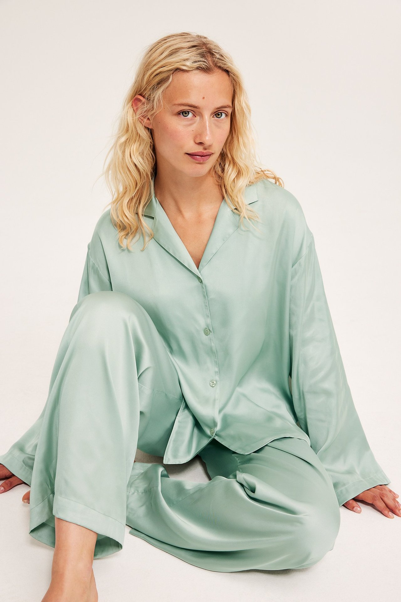 Satin pyjamas