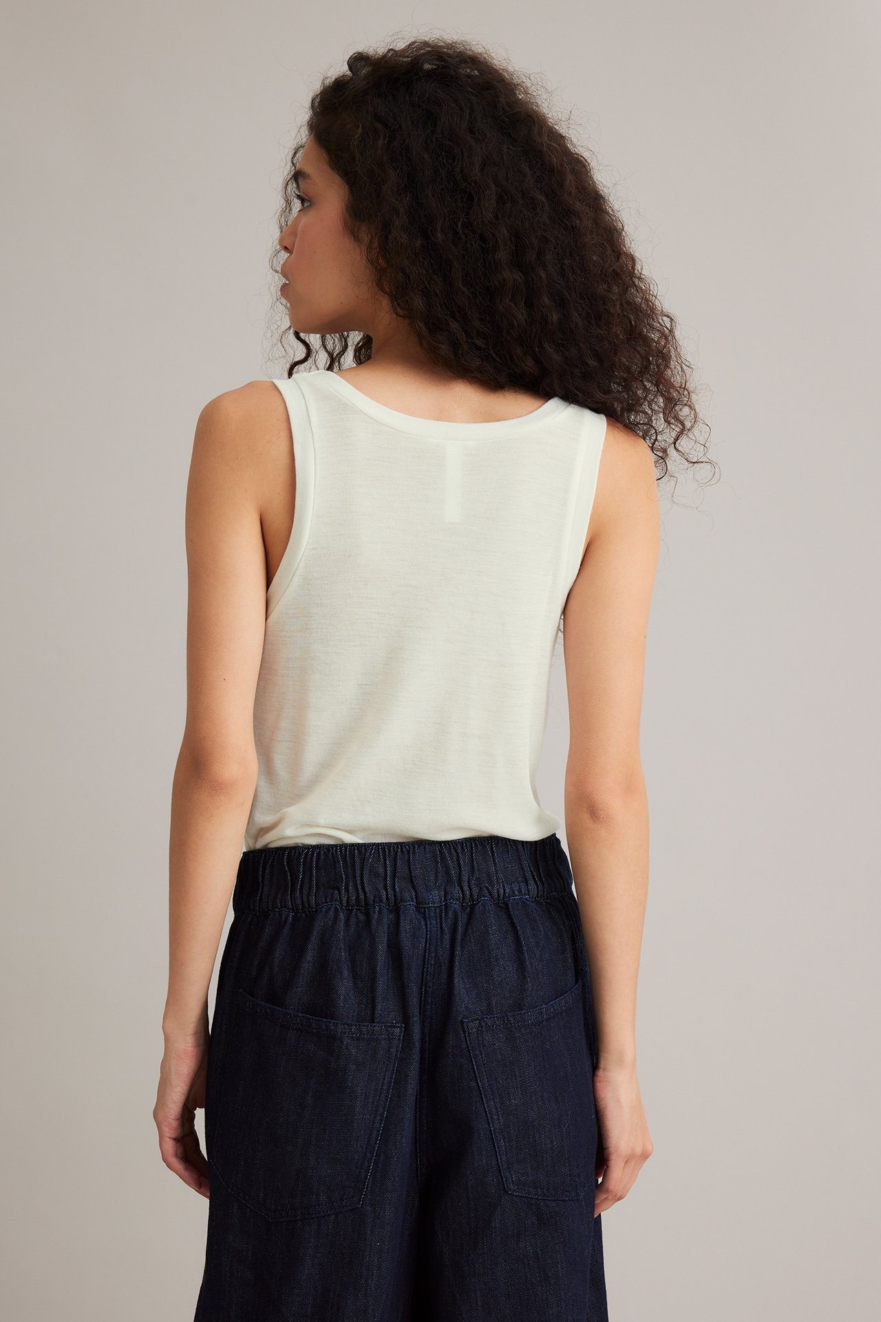 Linne i merinoull - Offwhite - 5