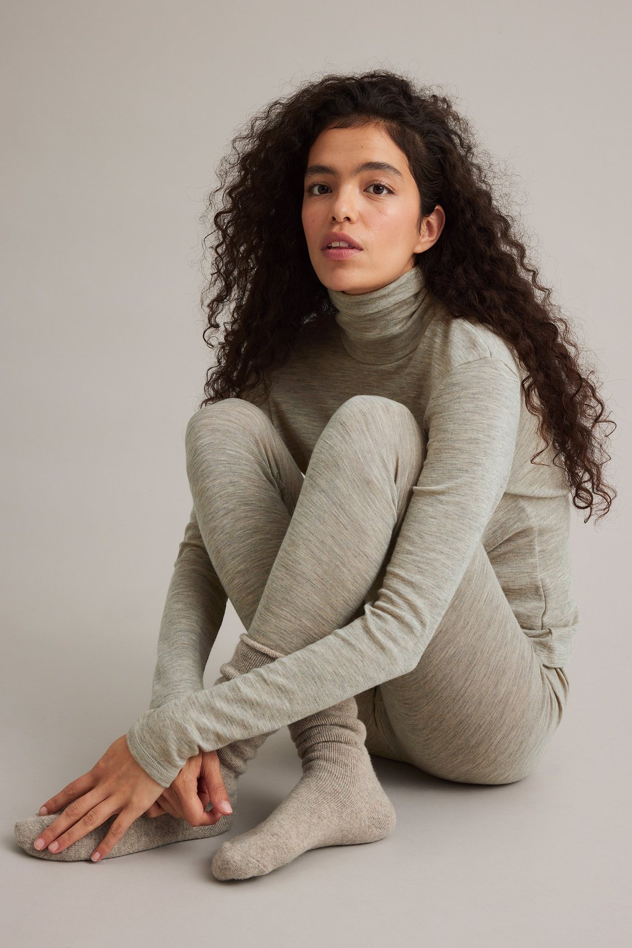 Leggings i merinoull