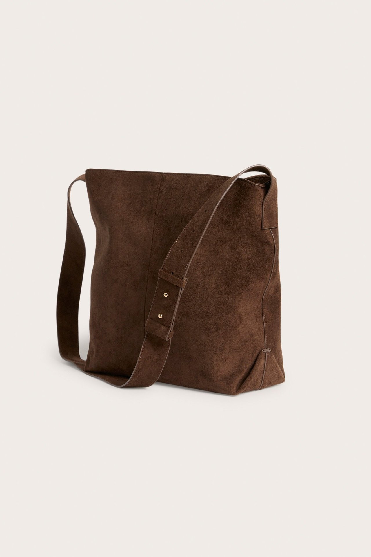 Torba tote z imitacji zamszu