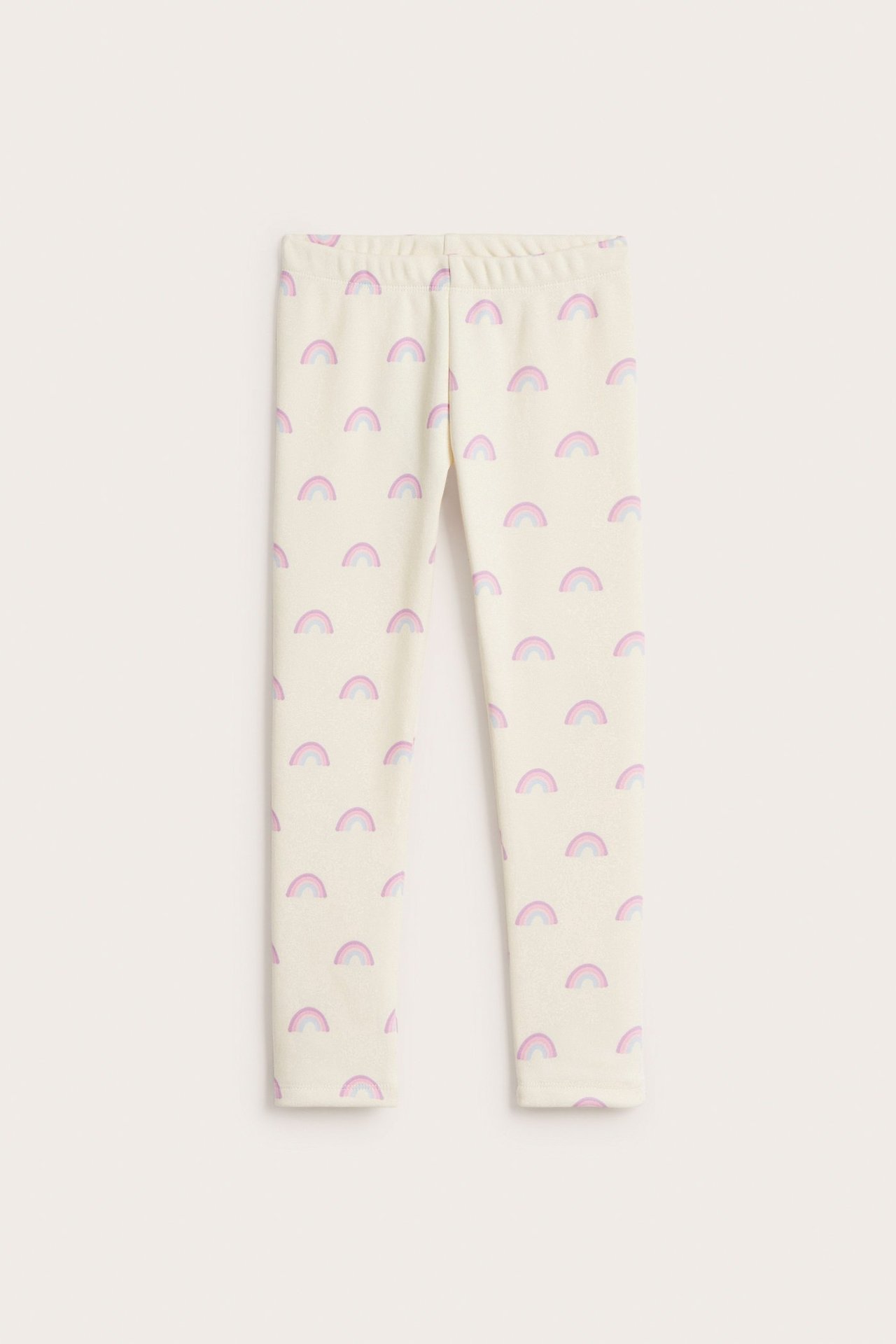 Ocieplane legginsy w tęcze