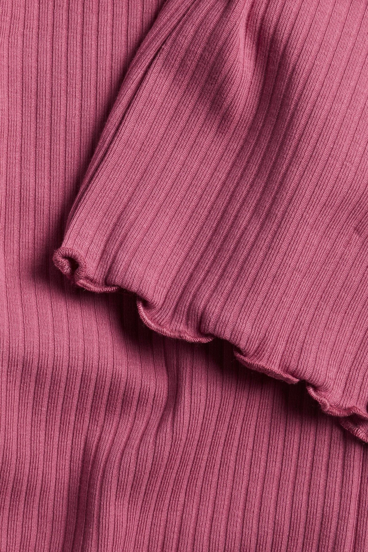 Prążkowane rozszerzane legginsy