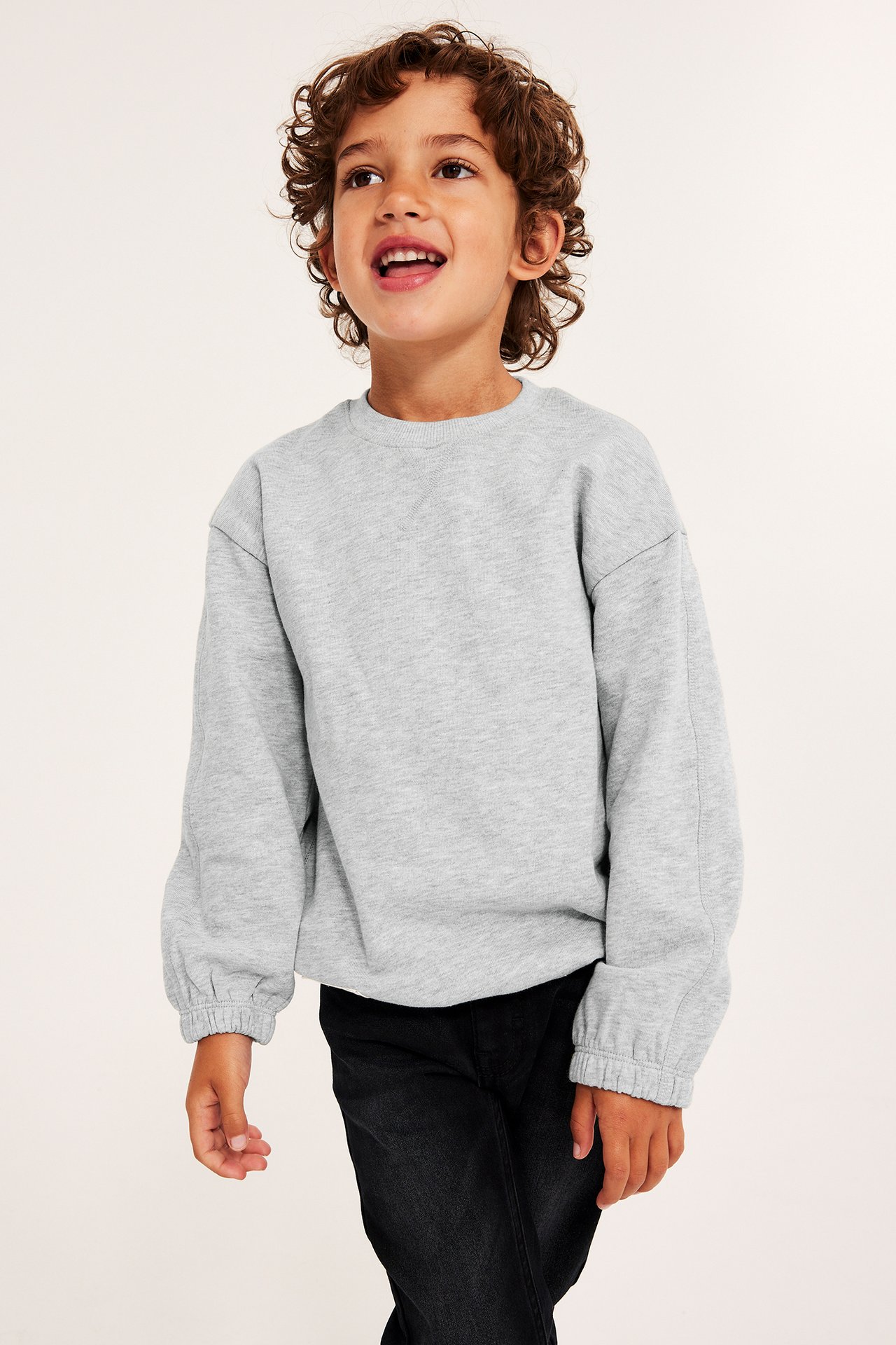 Sweatshirt - Lysegrå - 4
