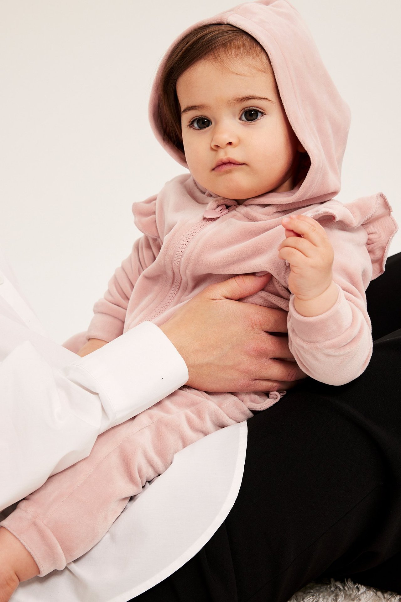 Mjukisbyxor i velour - Rosa - 5