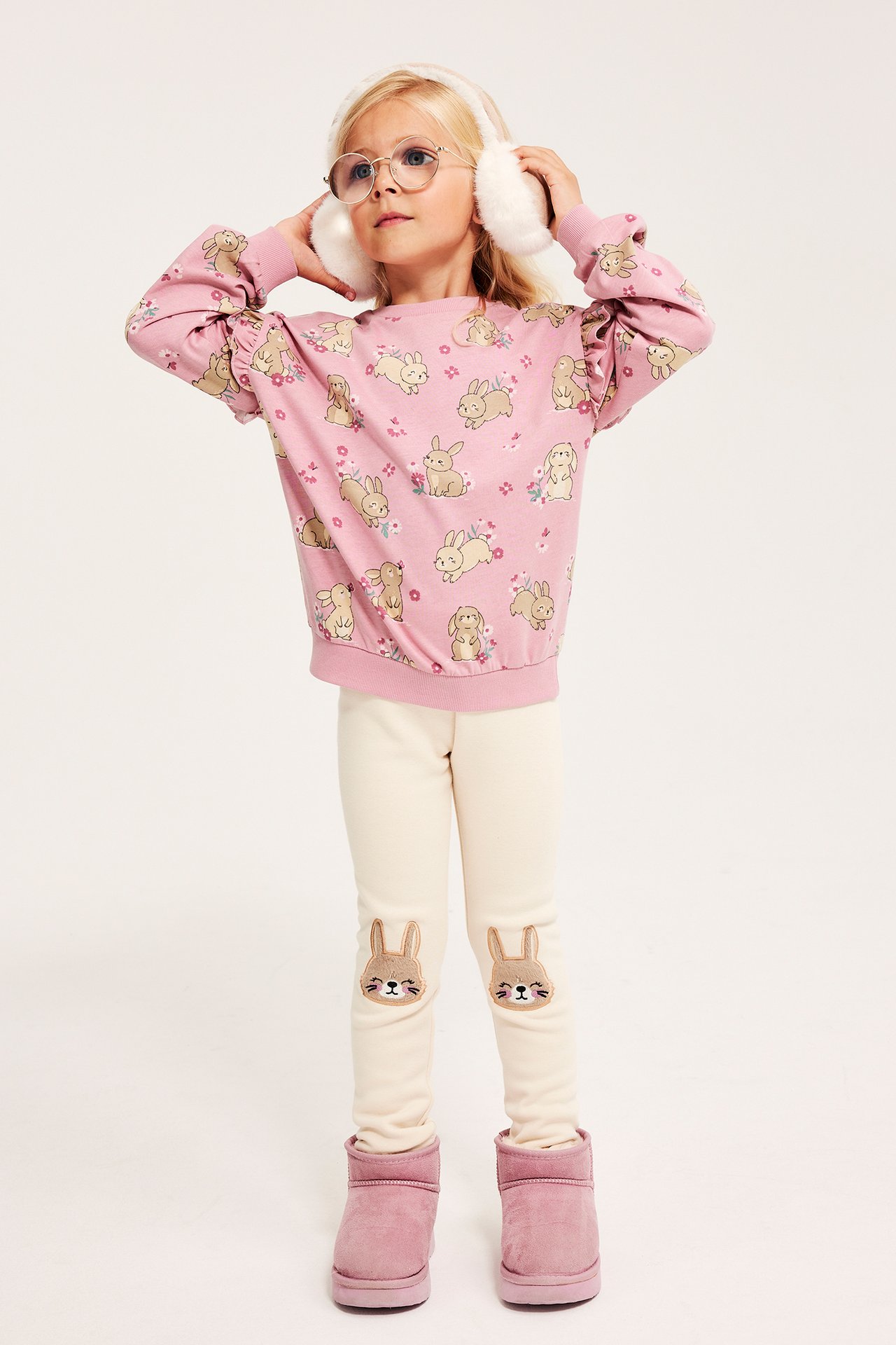 Sweatshirt med volang