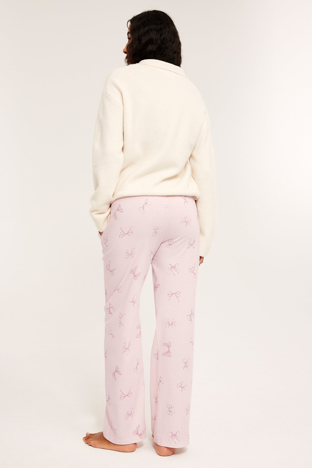 Mönstrade pyjamasbyxor - Rosa - 176cm / Storlek: S - 5
