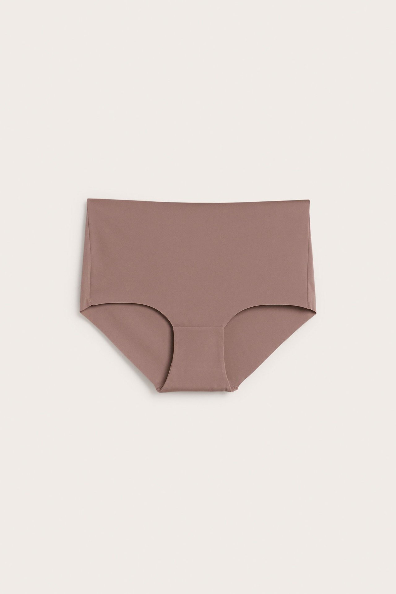 Forfra, mørk rosa cleancut hipstertruse for dame i myk mikrokvalitet.