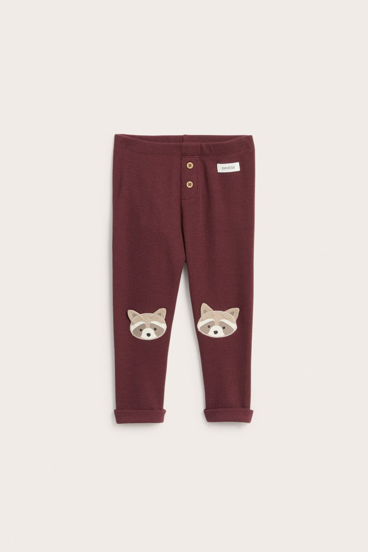 Legginsy z aplikacjami na kolanach