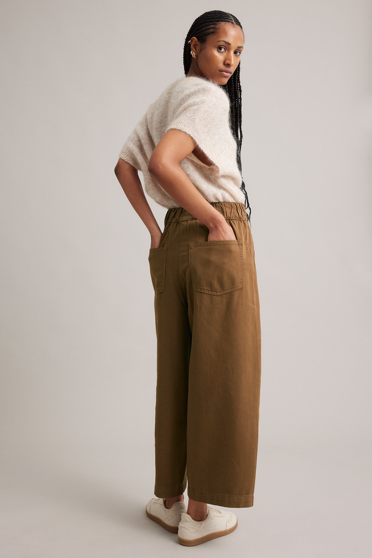 Pull on-bukse - Brun - 5