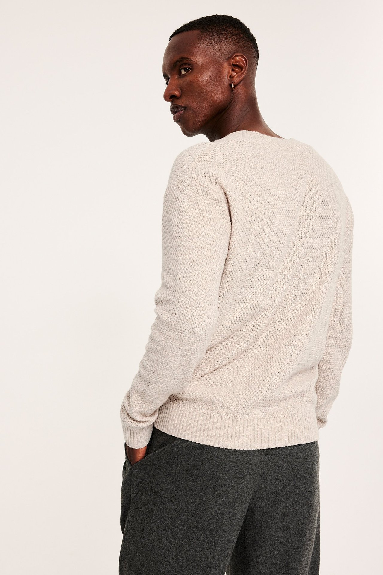 Neulepusero - Meleerattu beige - 190cm / Storlek: M - 4