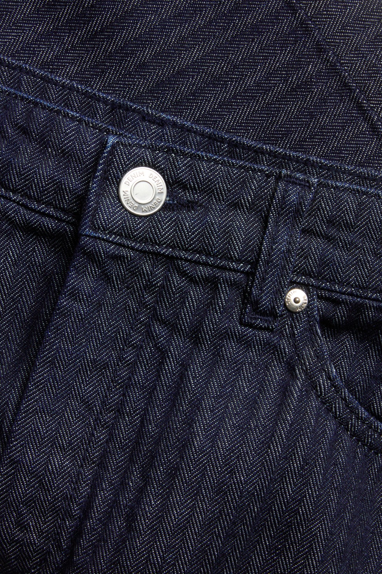 Kalanruotokuvioinen farkkuhame - Tumma denim - 5