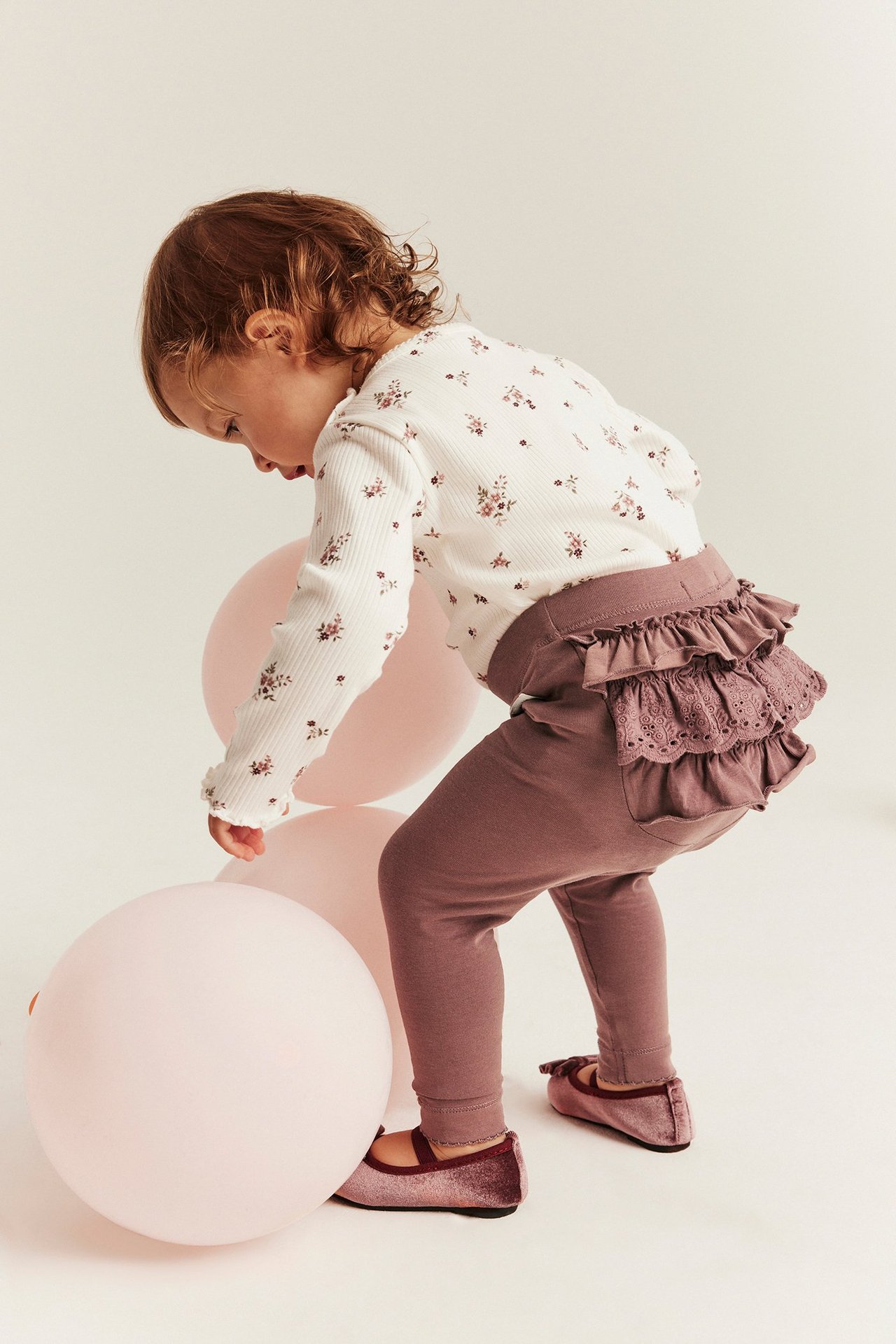 Legginsy z falbankami