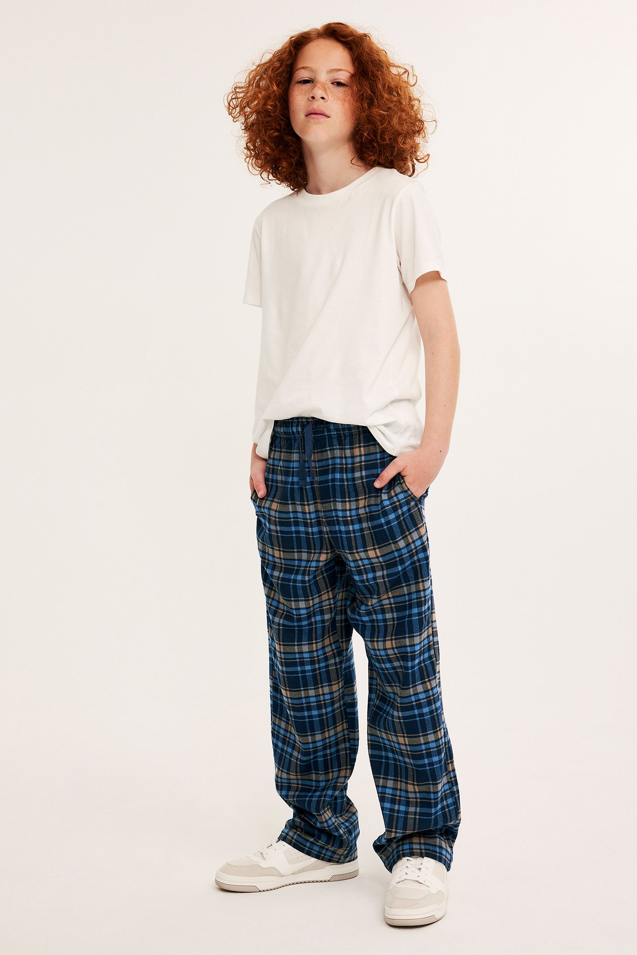 Pyjamasbyxor i flanell