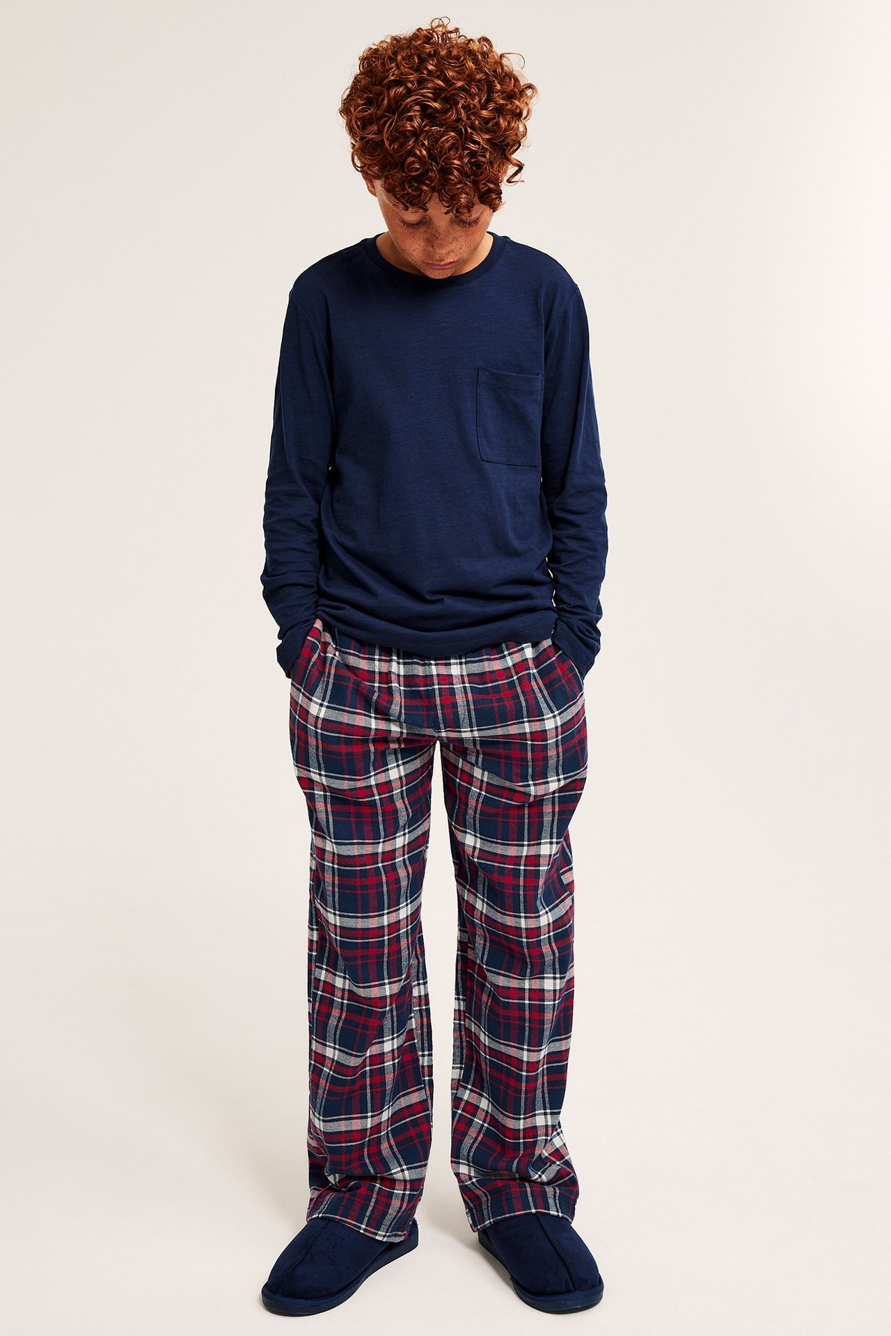 Pyjamasbukse i flanell