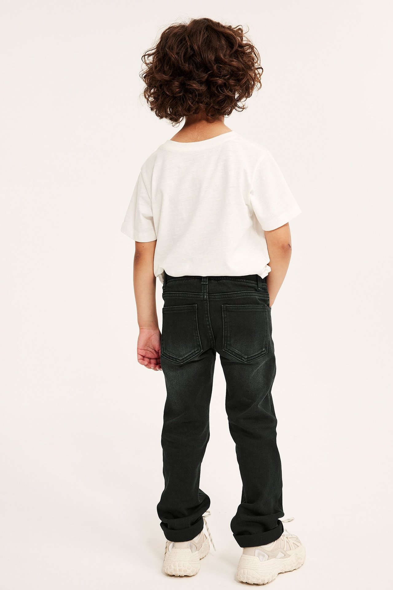 Straight jeans jogger denim - Svart denim - 7