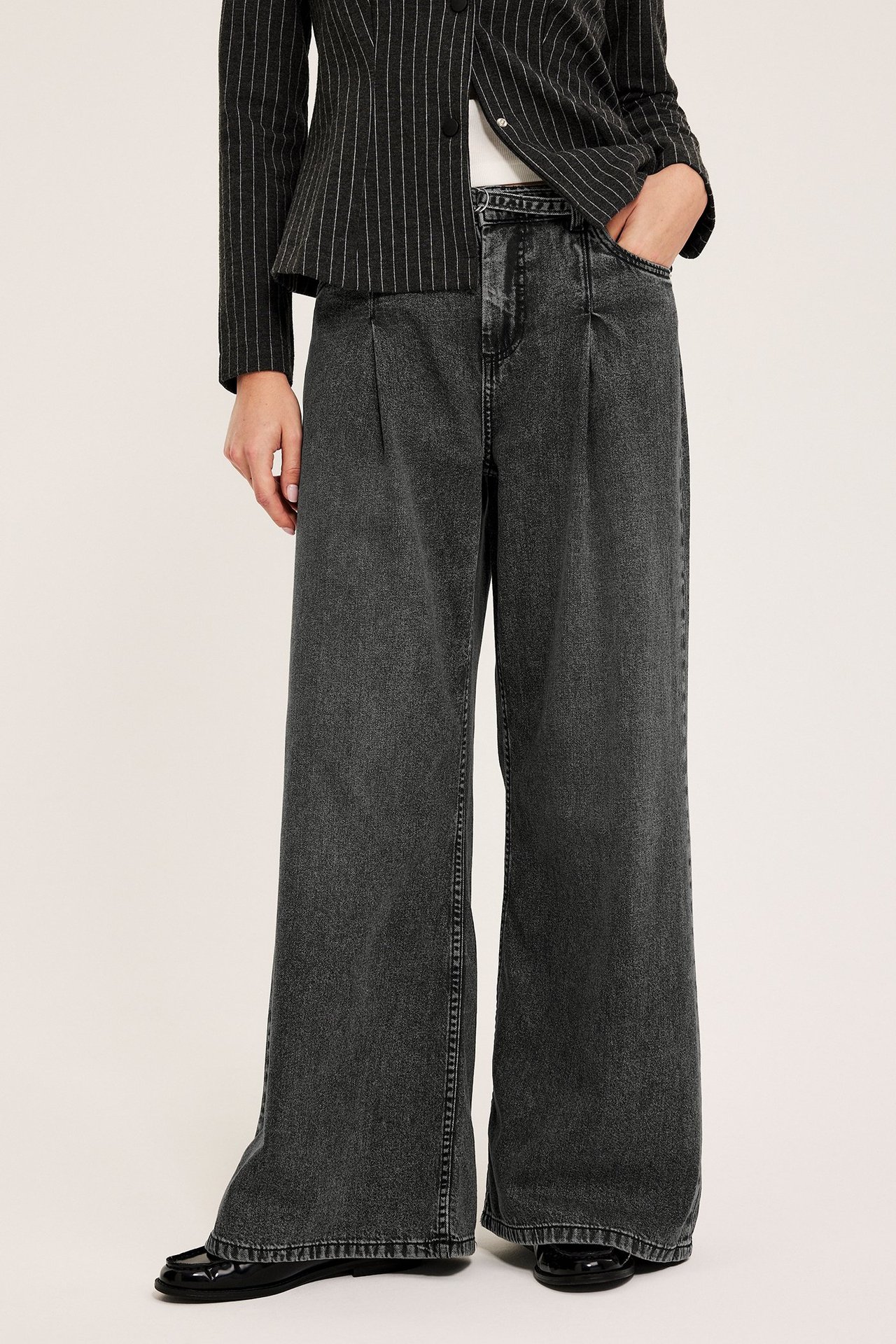 Wide jeans high waist