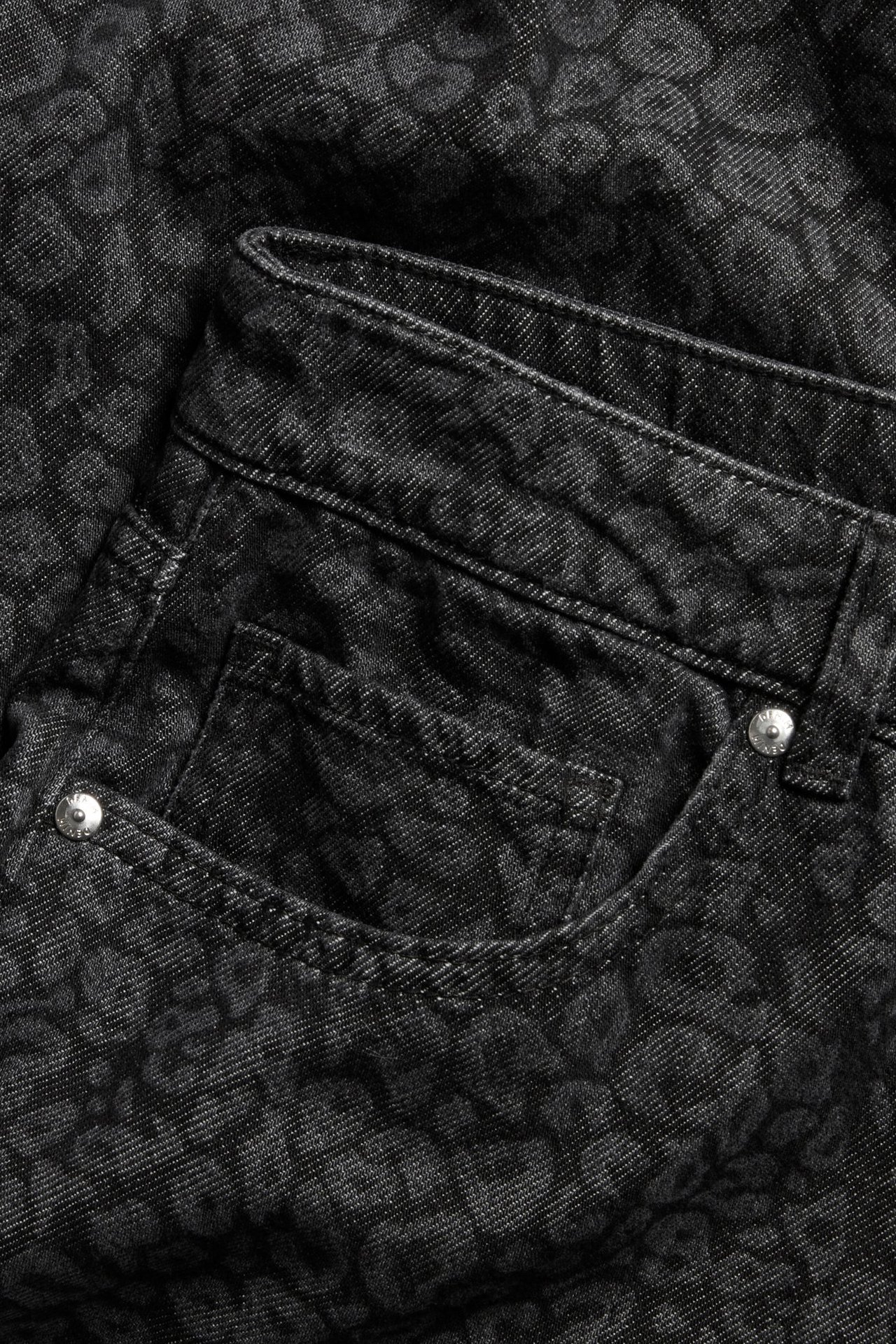 Wide jeans high waist - Grå - 5