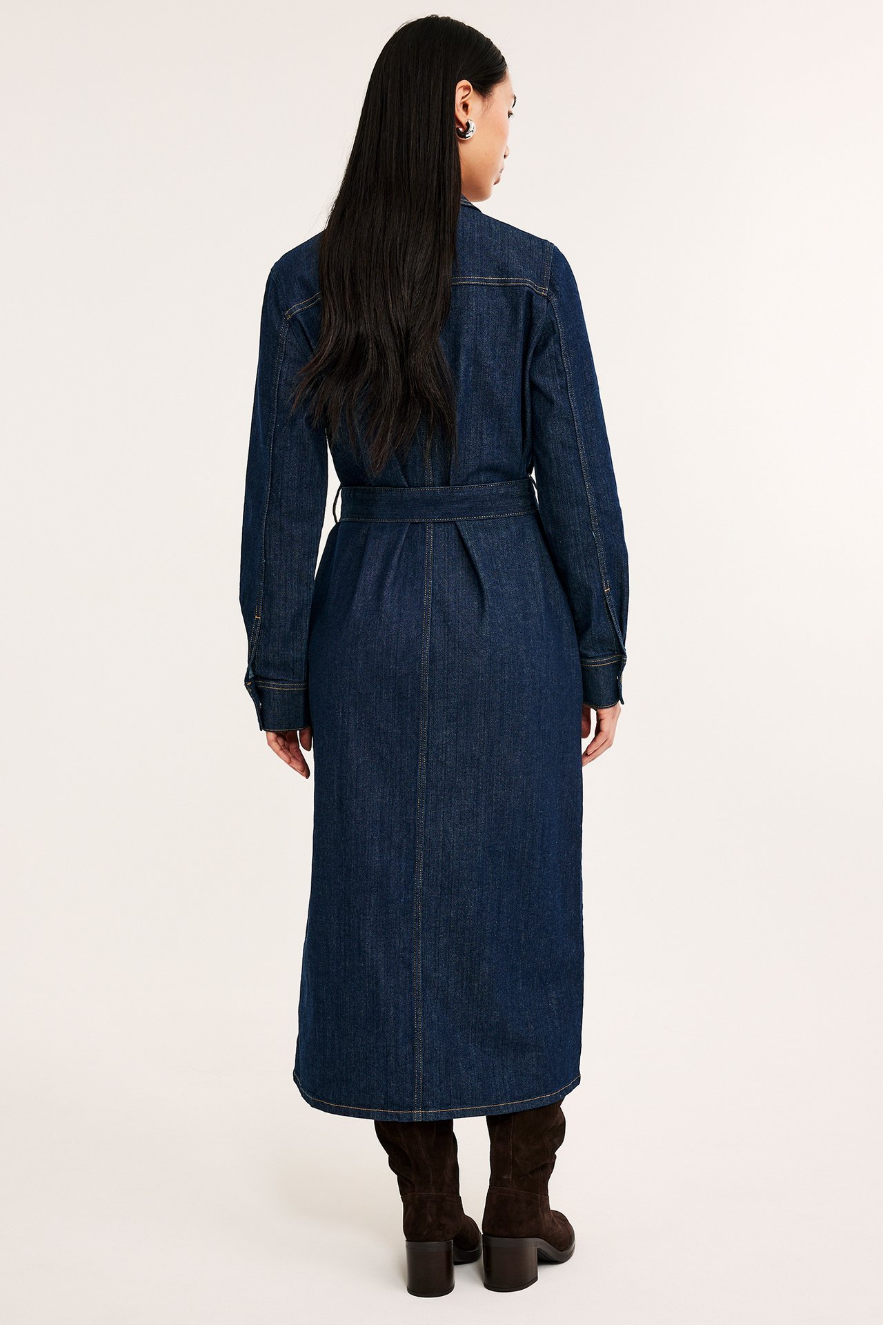Jeanskjole - Mørk denim - 9