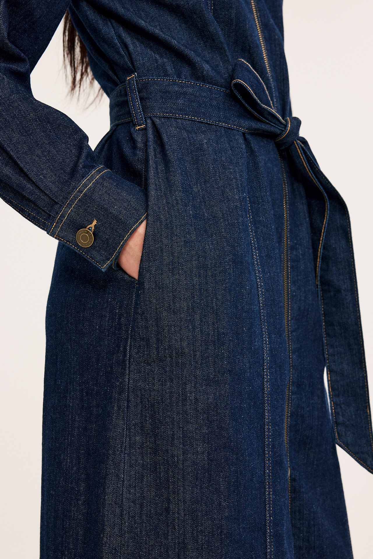 Jeanskjole - Mørk denim - 7