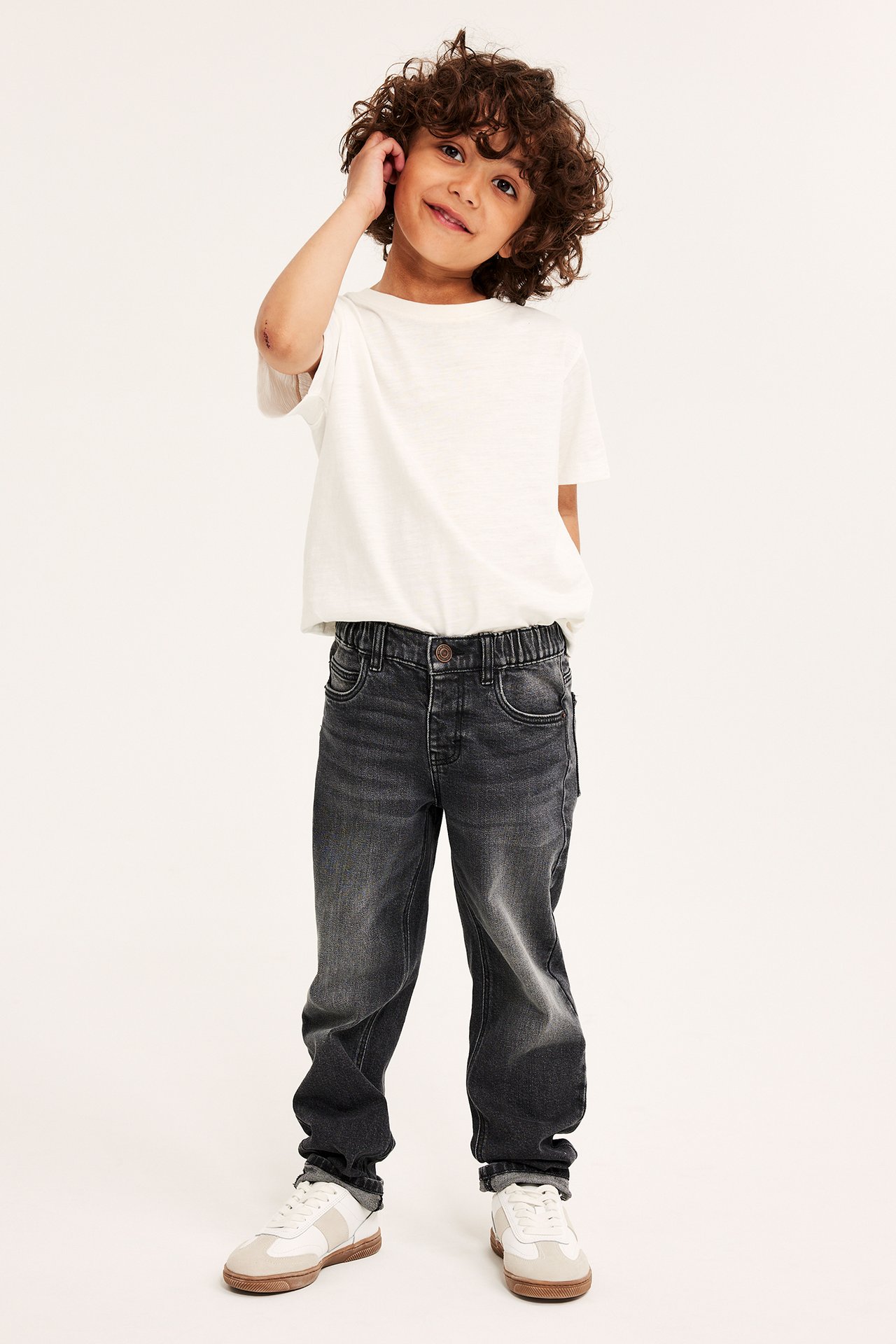 Relaxed jeans - Silvergrå - 4