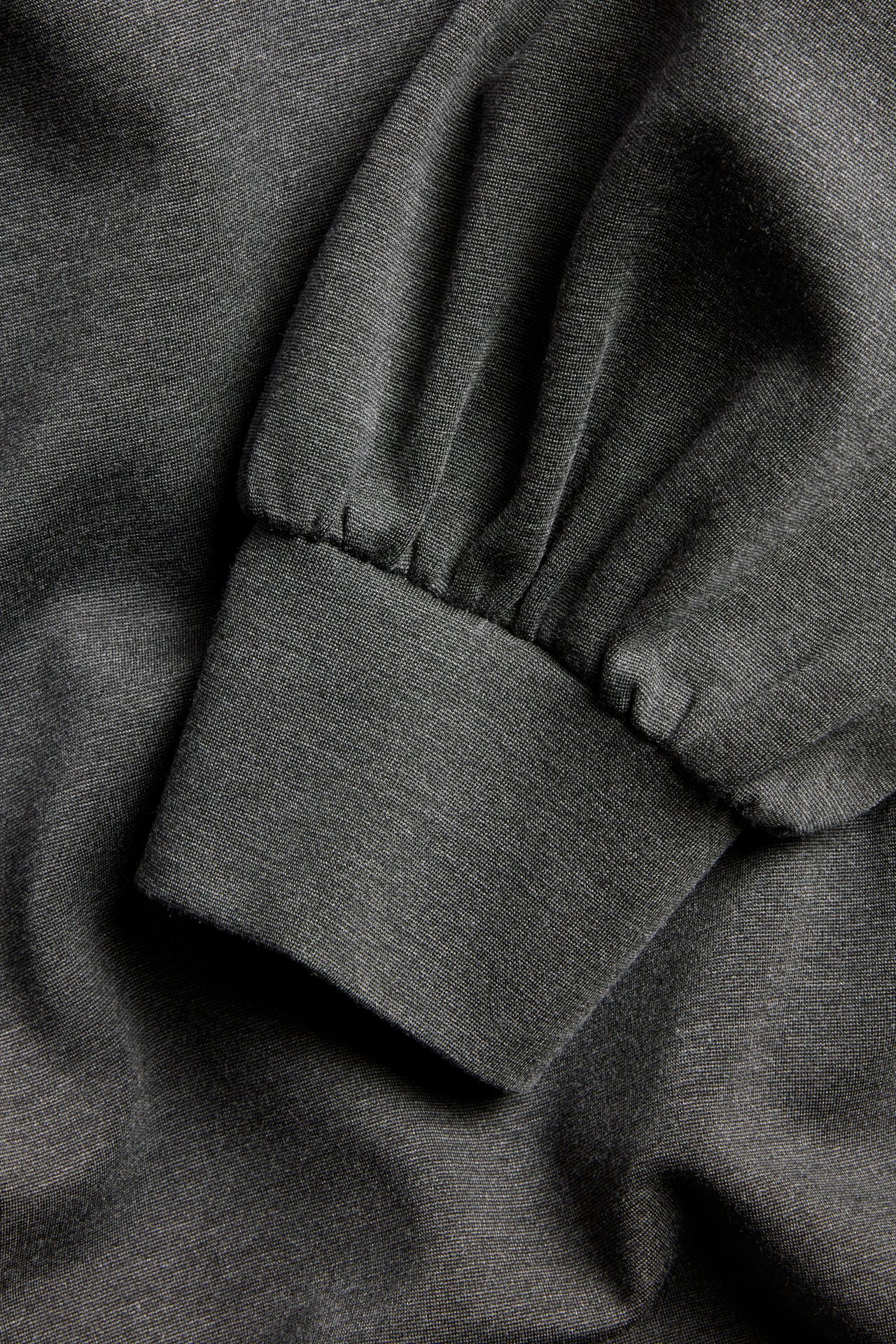 Sweatshirt med ballongärm - Mörkgrå - 5
