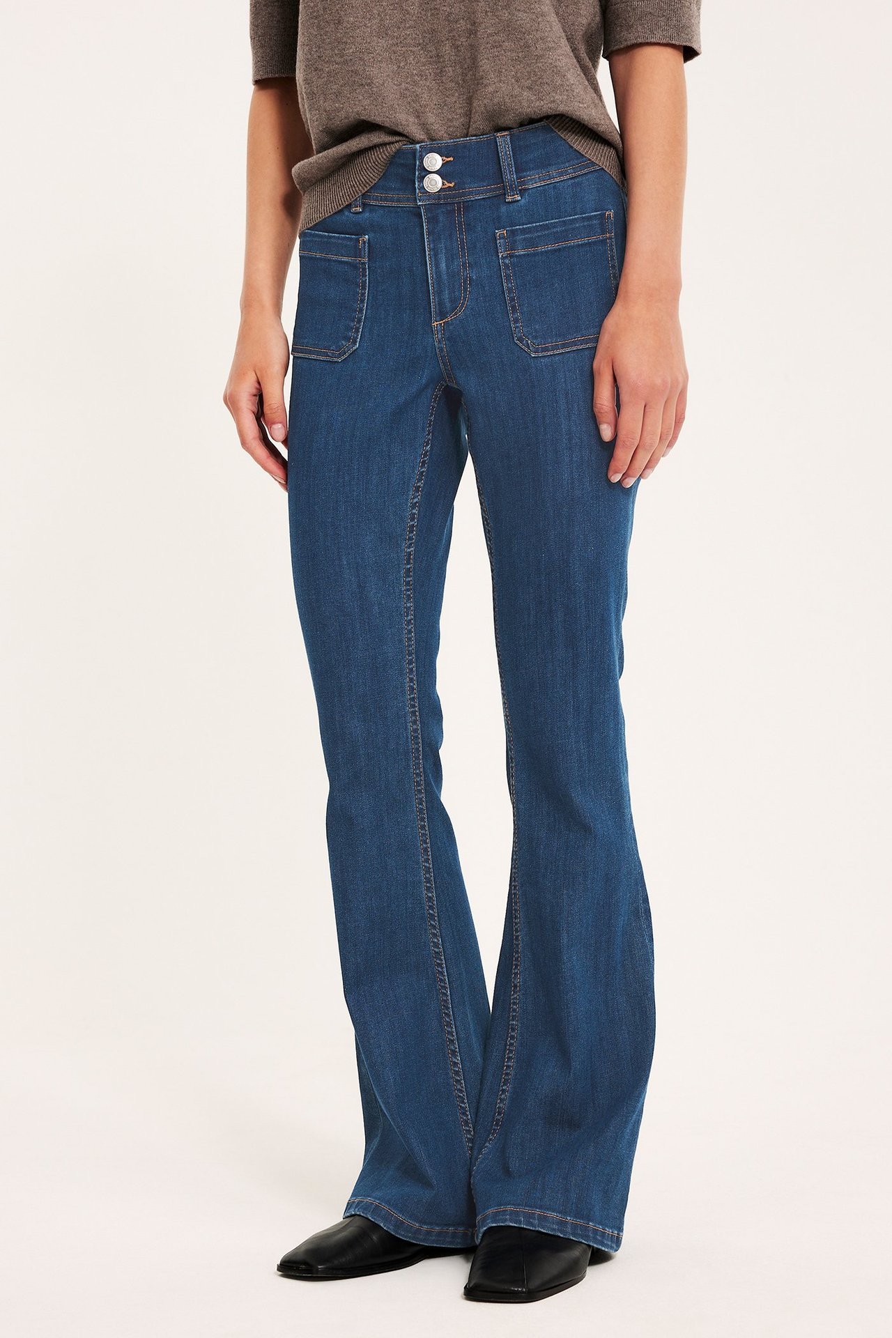 Flare Jeans Low Waist