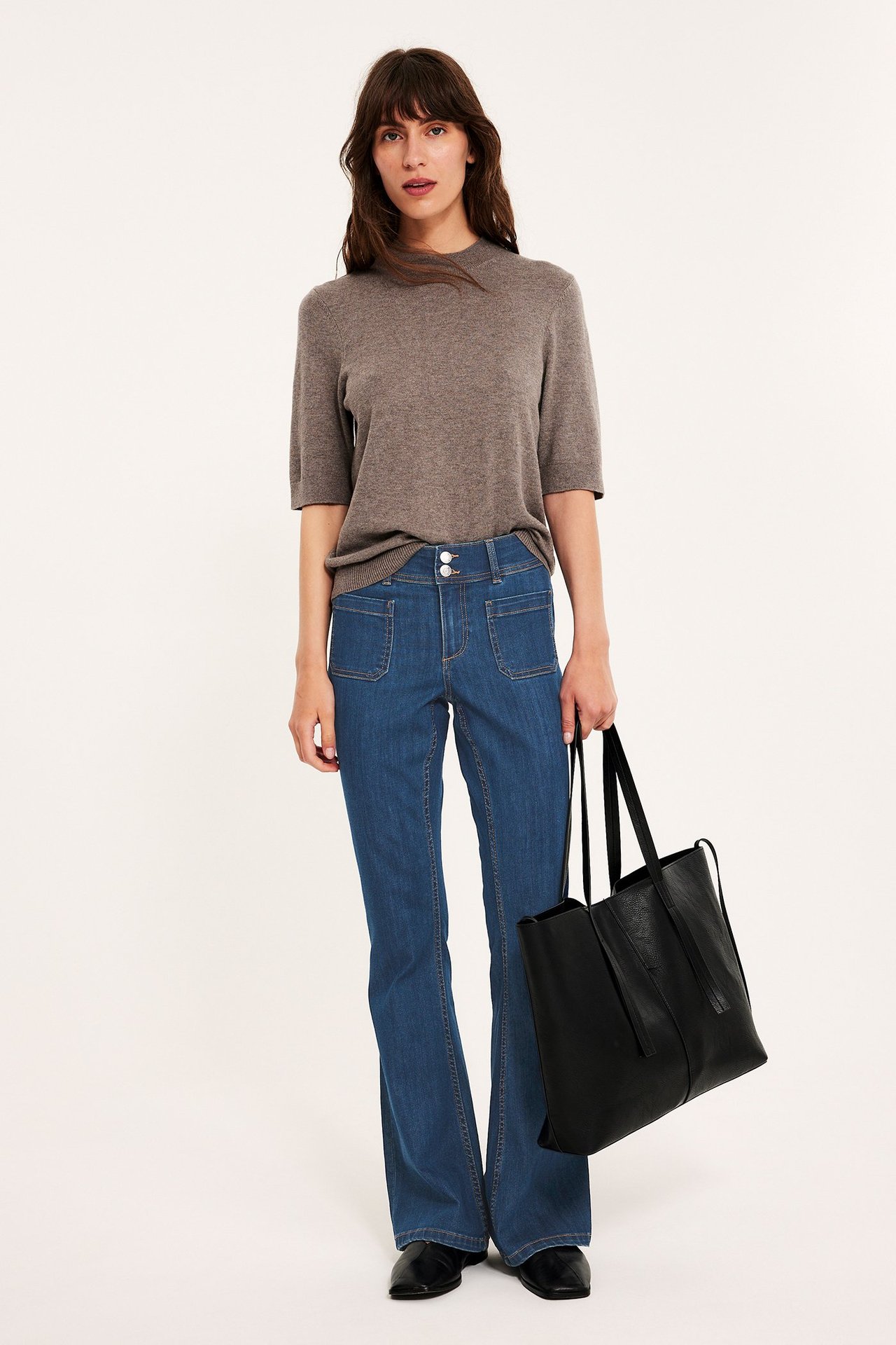 Flare Jeans Low Waist