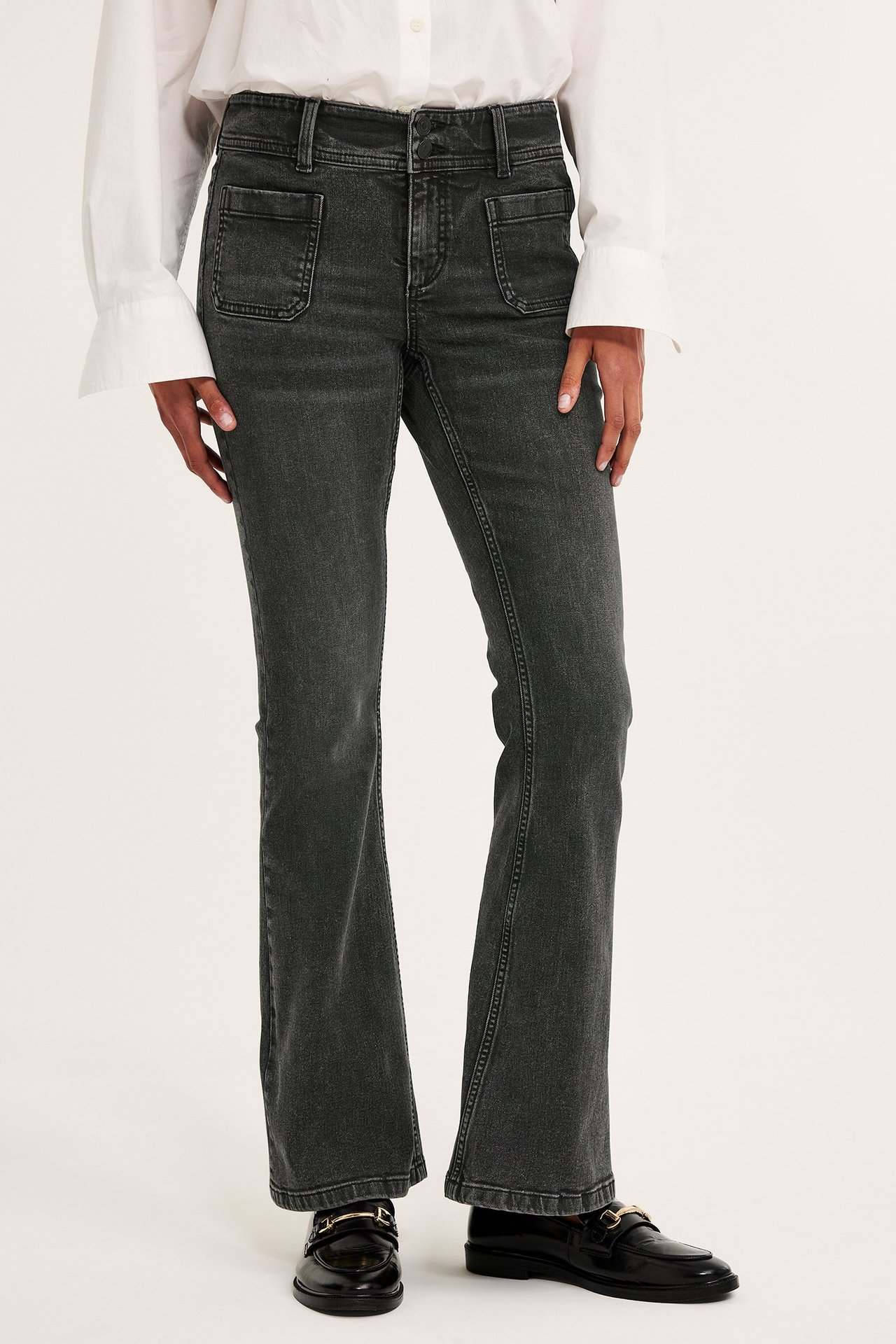Flare Jeans Low Waist