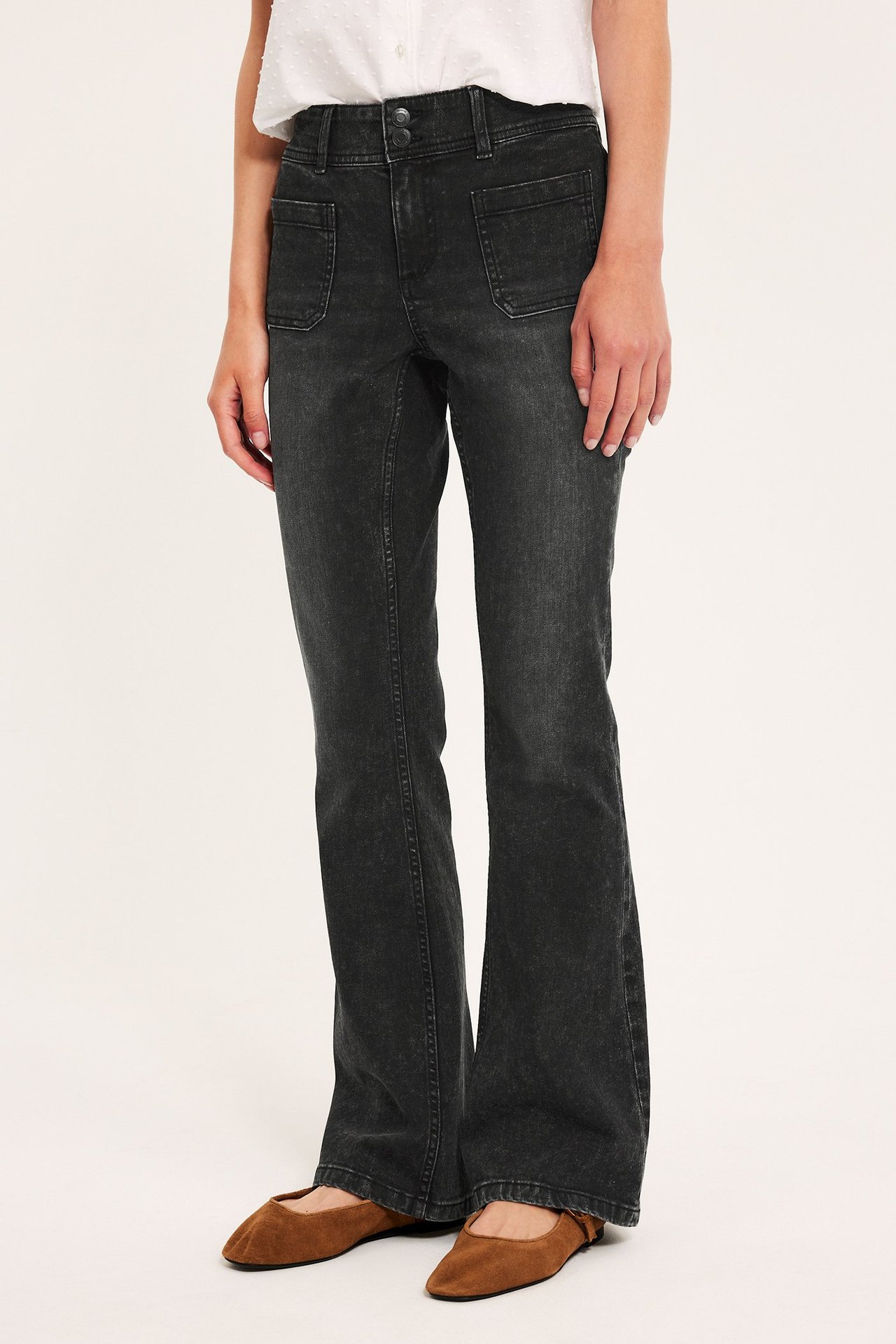 Flare Jeans Low Waist