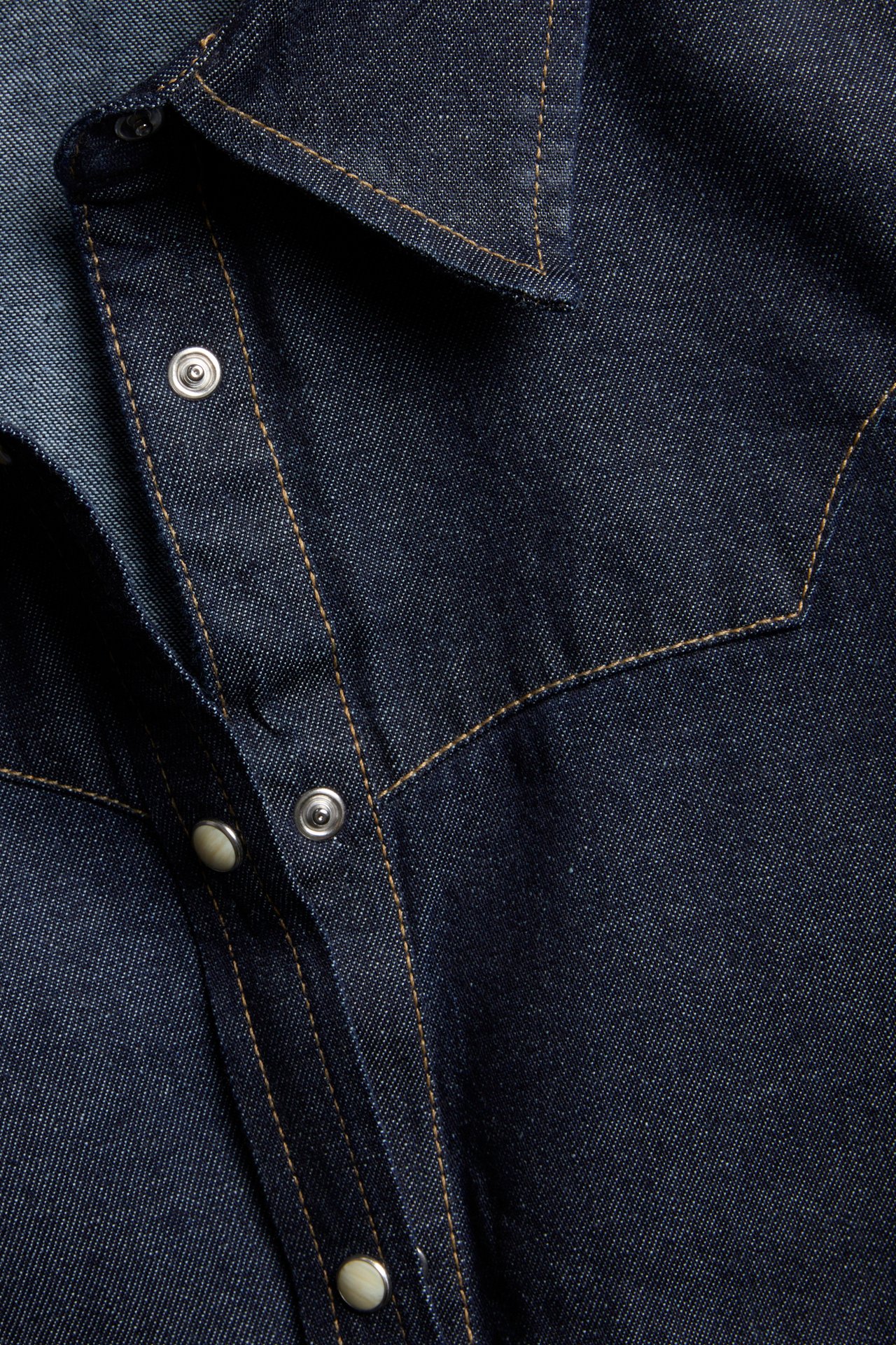 Western-henkinen farkkupaita - Tumma denim - 5