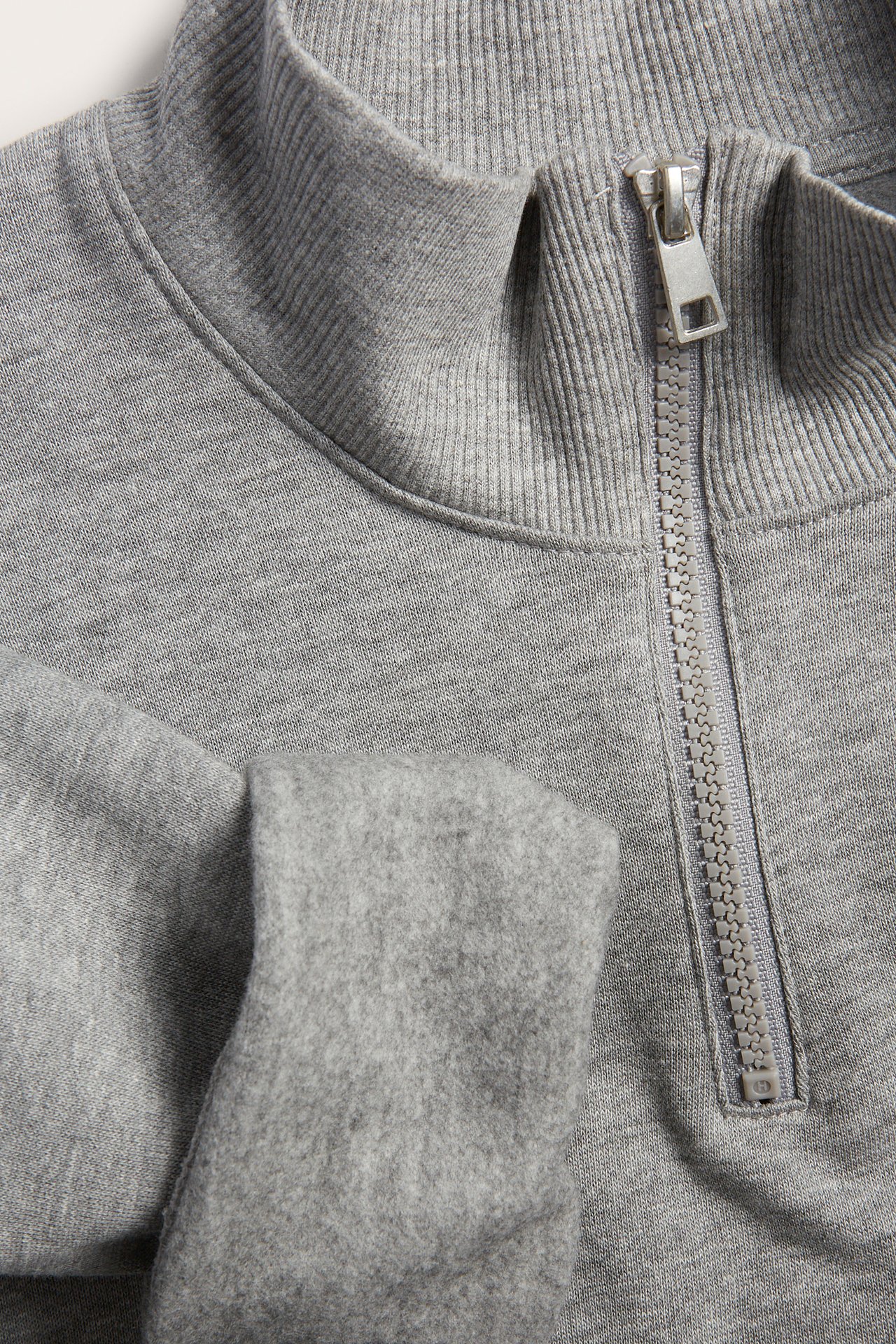 Sweatshirt med glidelås - Mørkegrå - 6