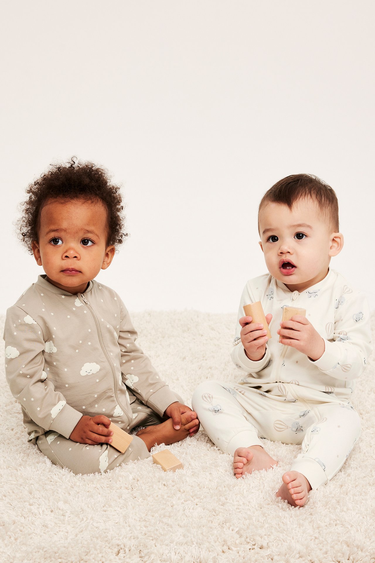Långärmad pyjamas i 2-pack