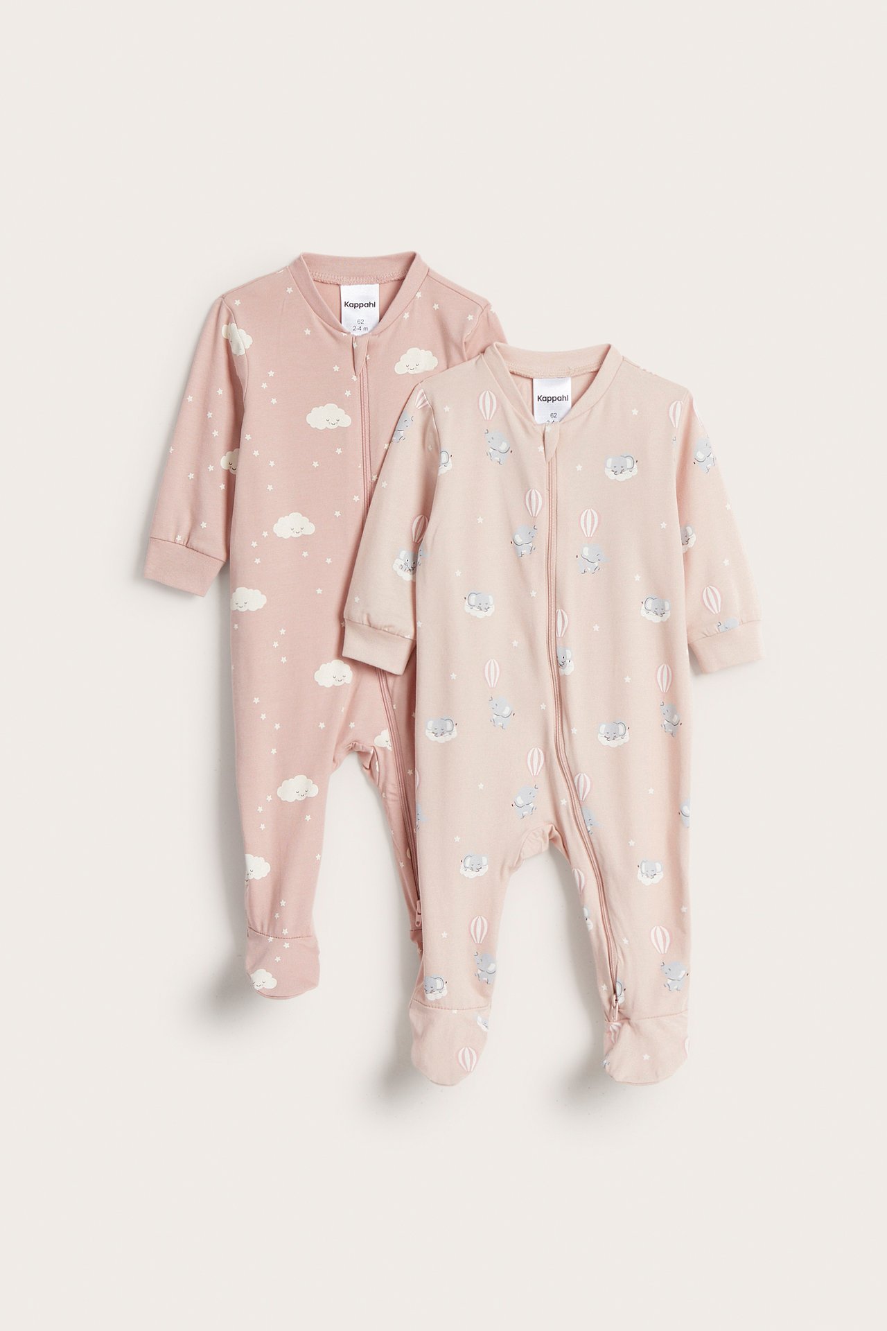 Långärmad pyjamas i 2-pack