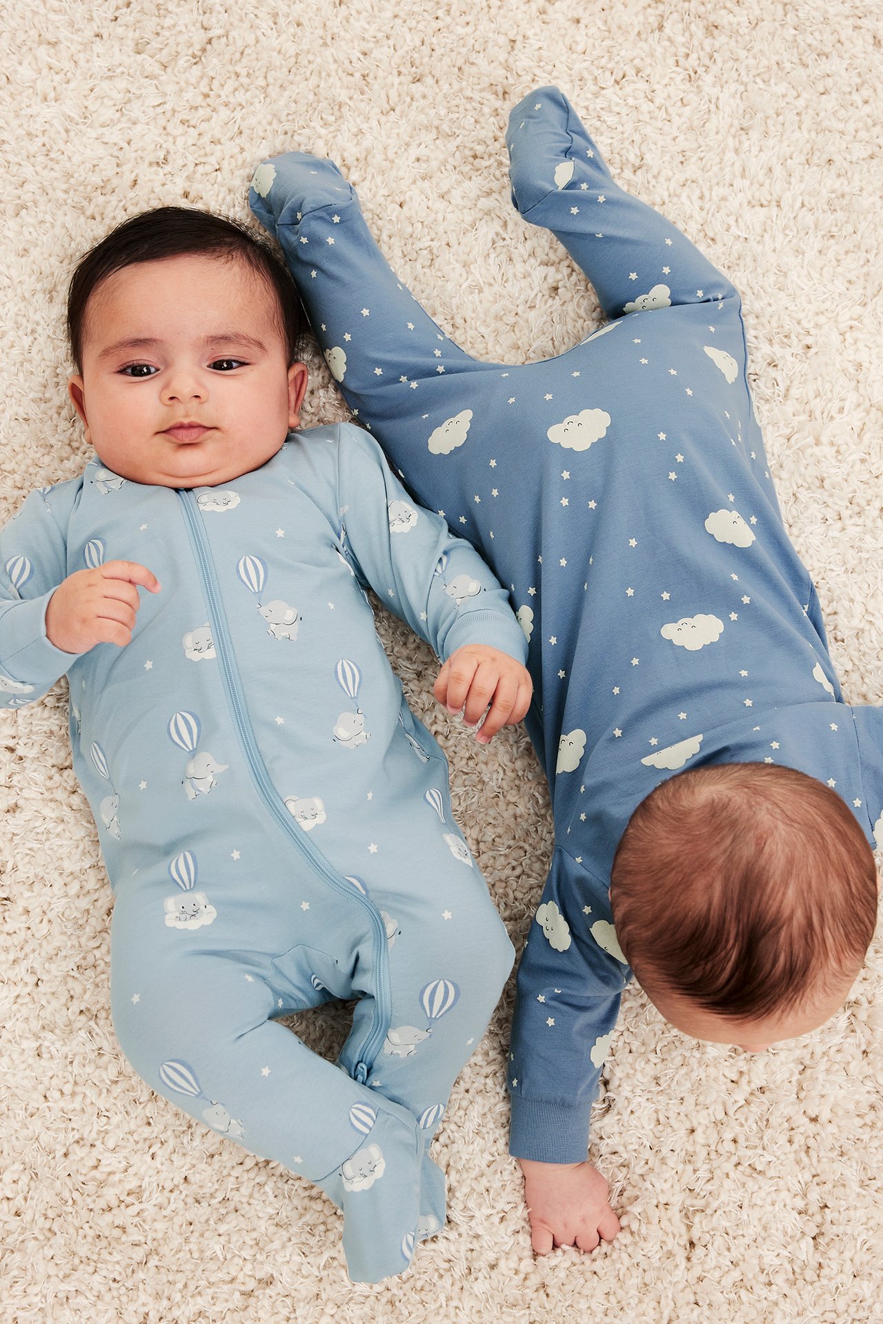 Långärmad pyjamas i 2-pack