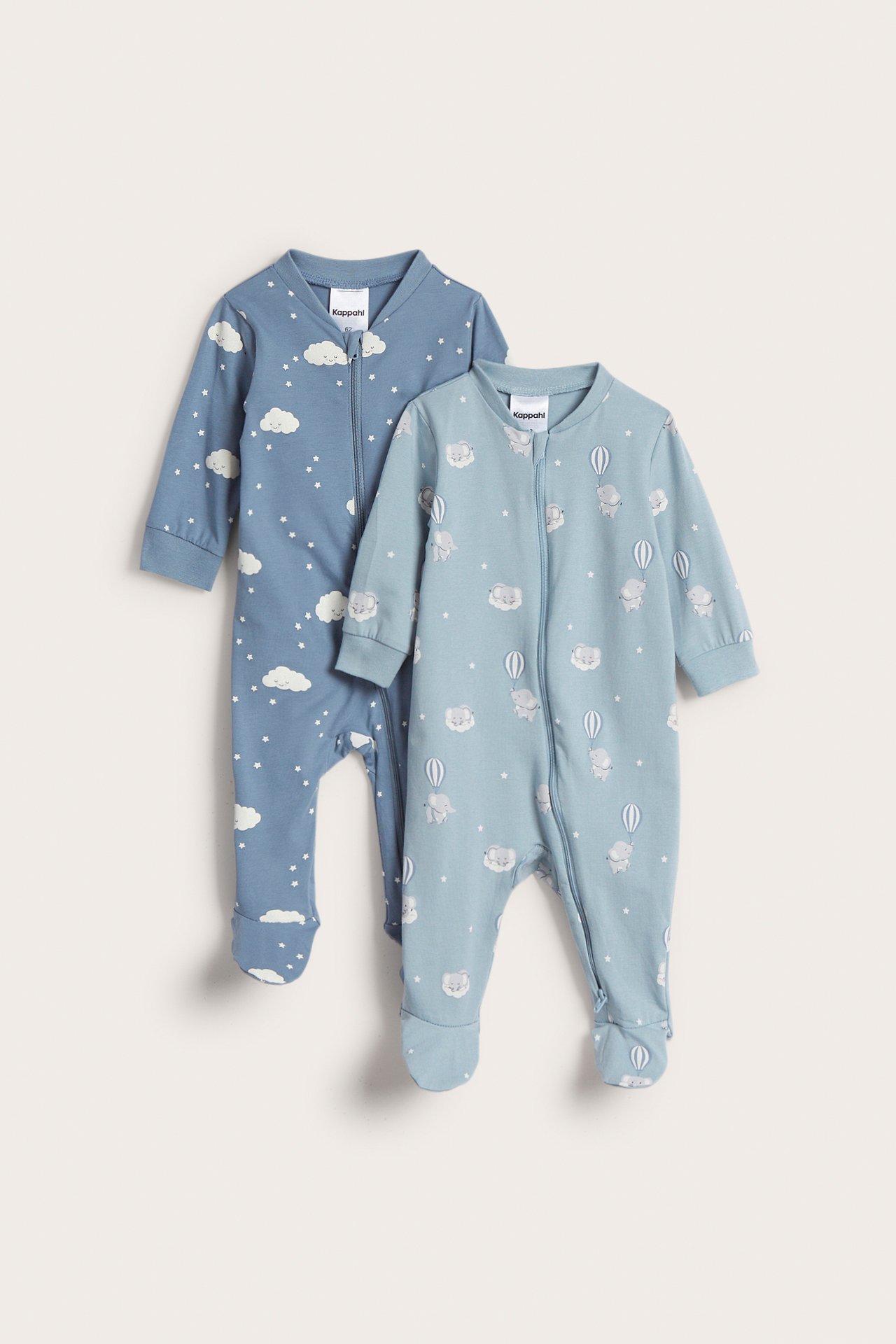 Långärmad pyjamas i 2-pack