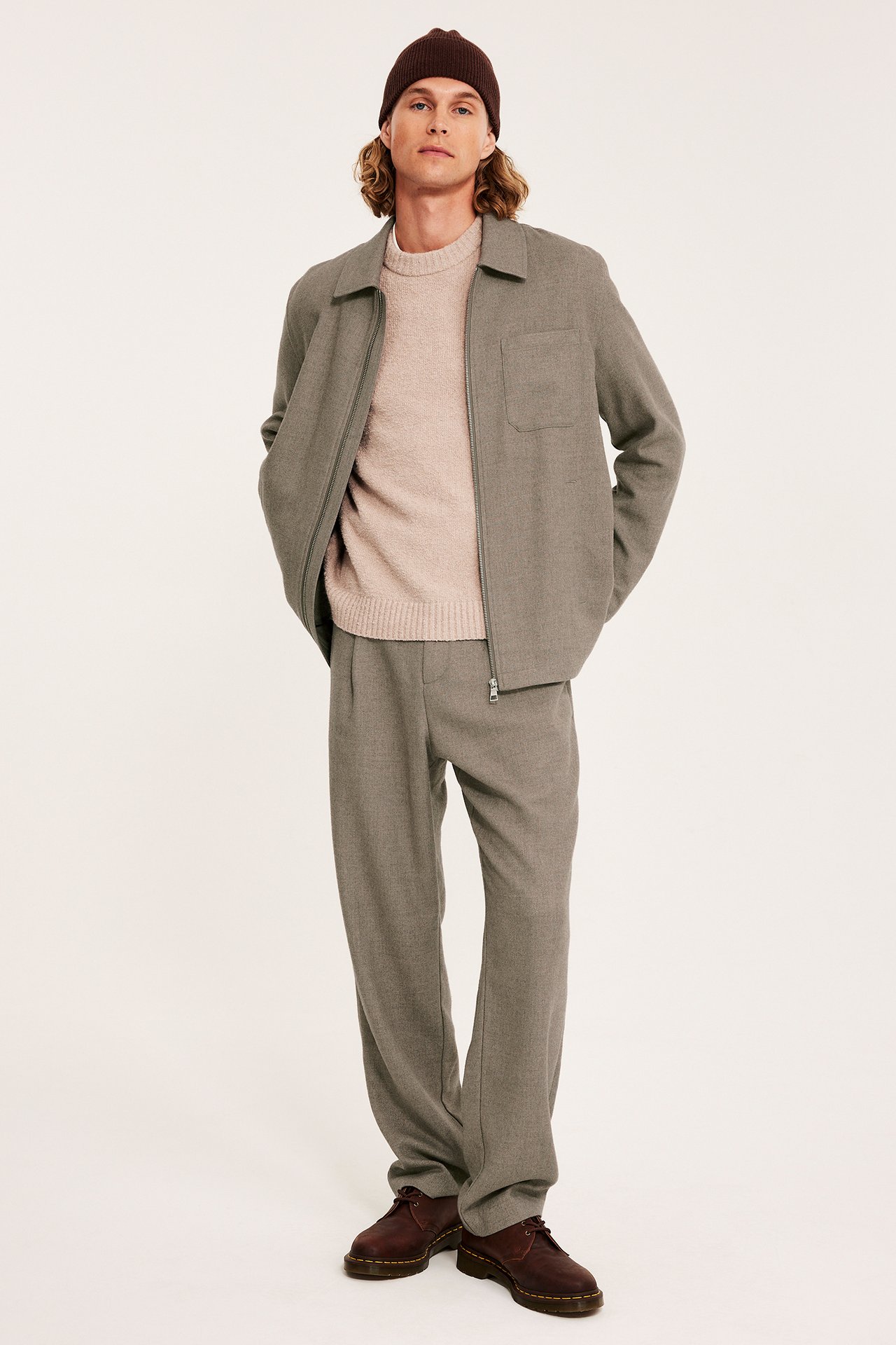 Jacka - Melerad beige - 6