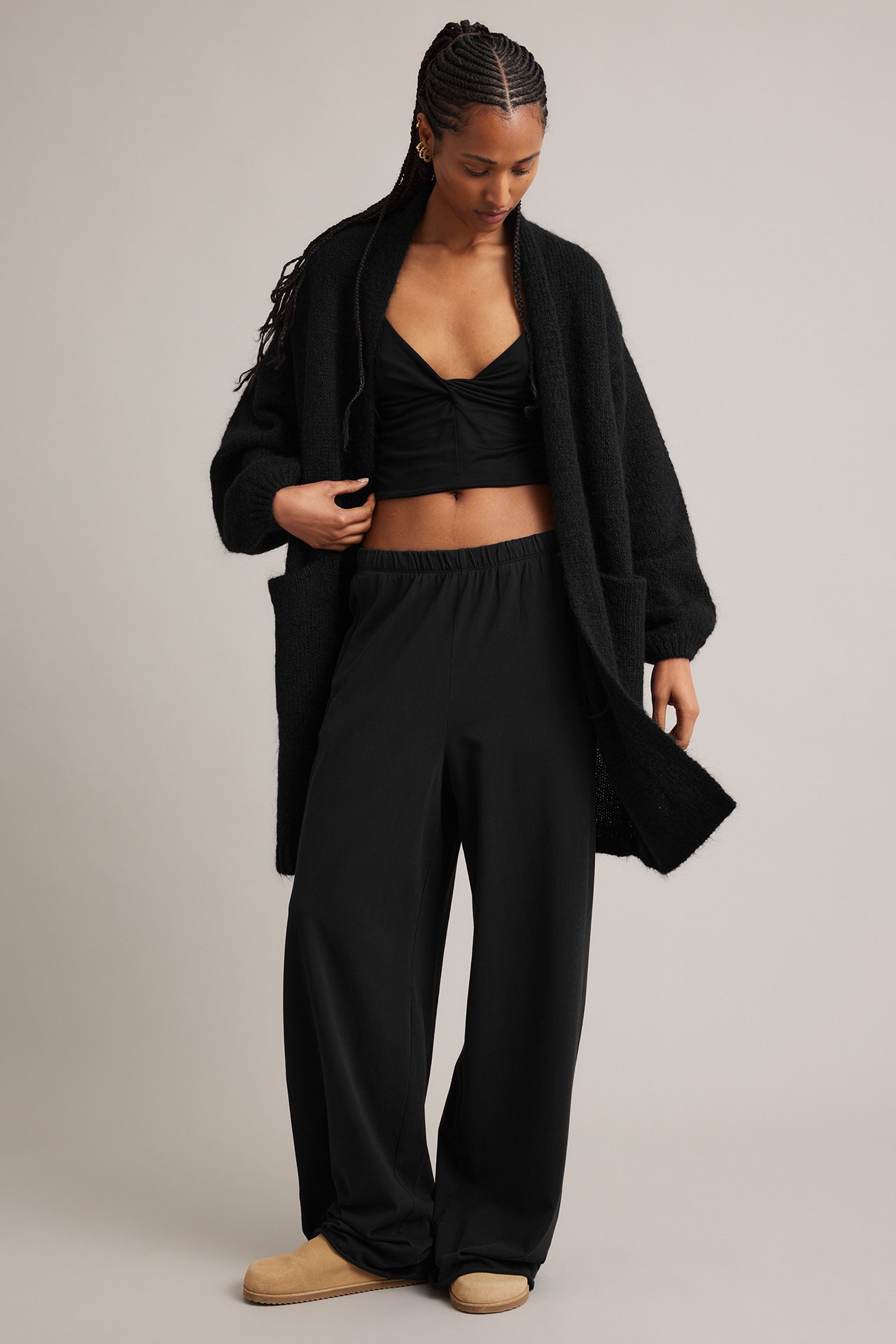Raka joggers loungewear - Svart - 4