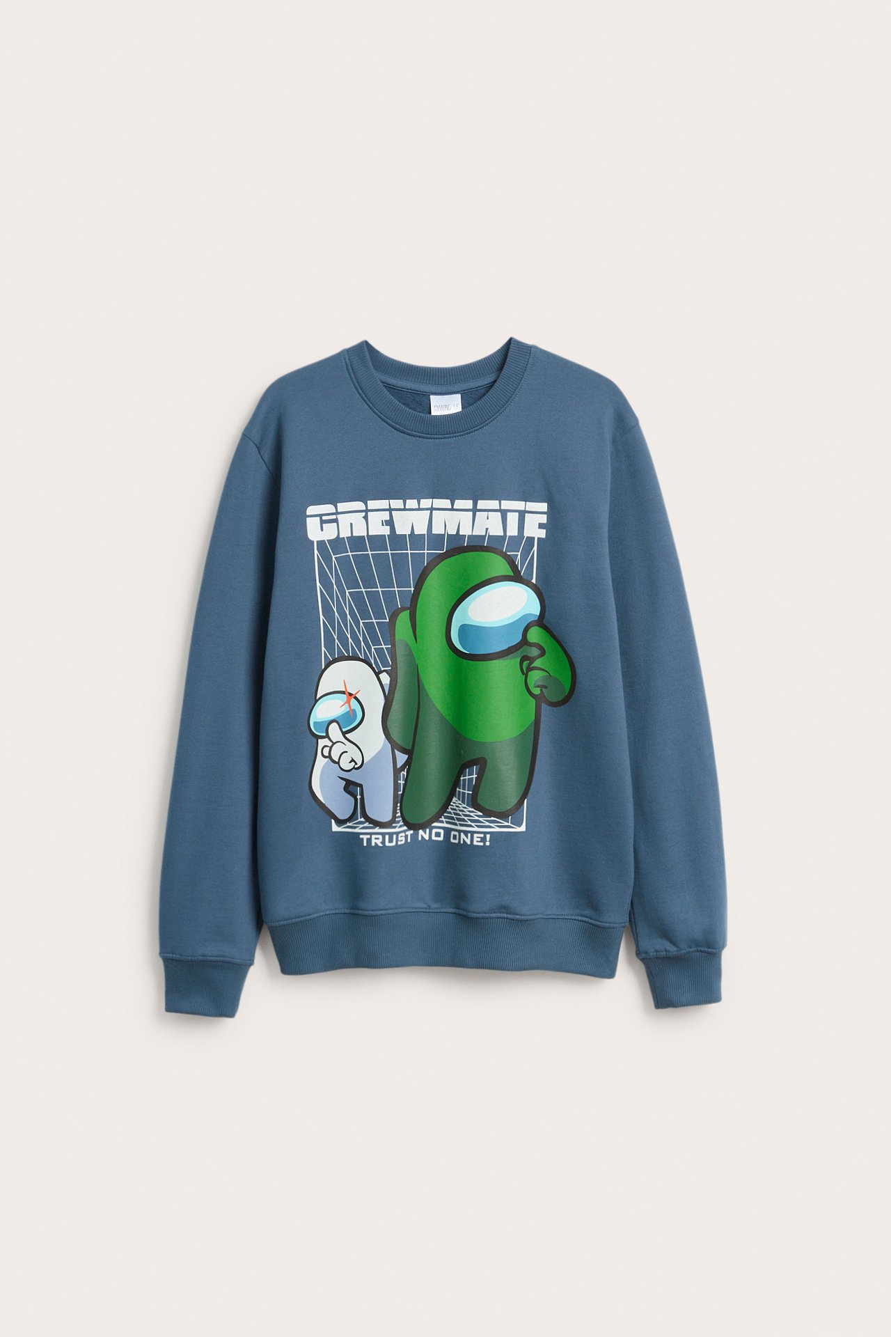 Sweatshirt med trykk