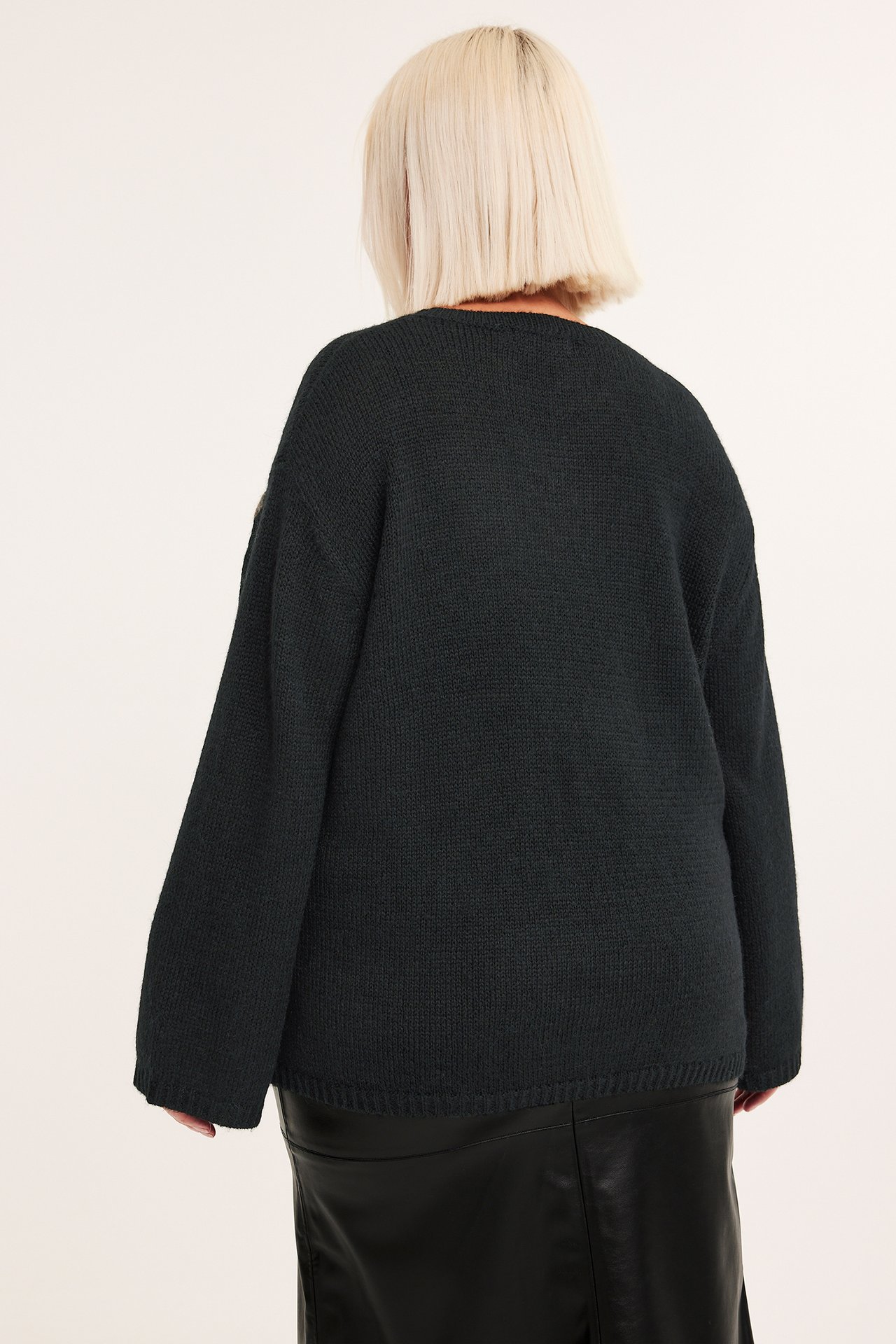 Neulepusero - Musta - 175cm / Storlek: XL - 5