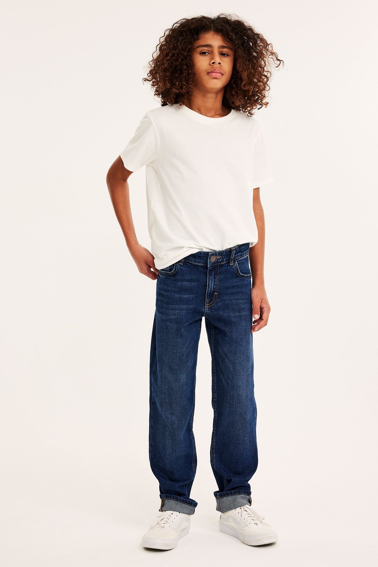 Straight jeans - Tumma denim - 1