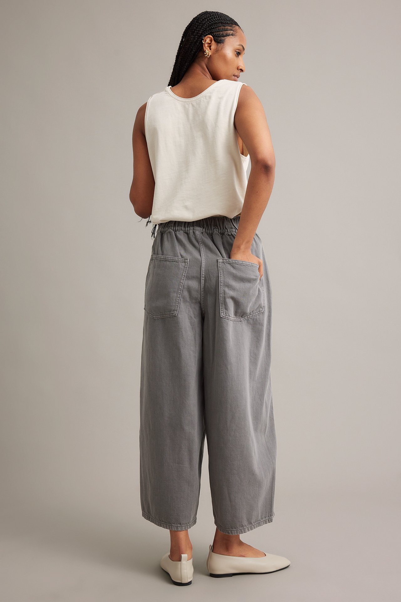 Pull on-jeans - Grå - 7