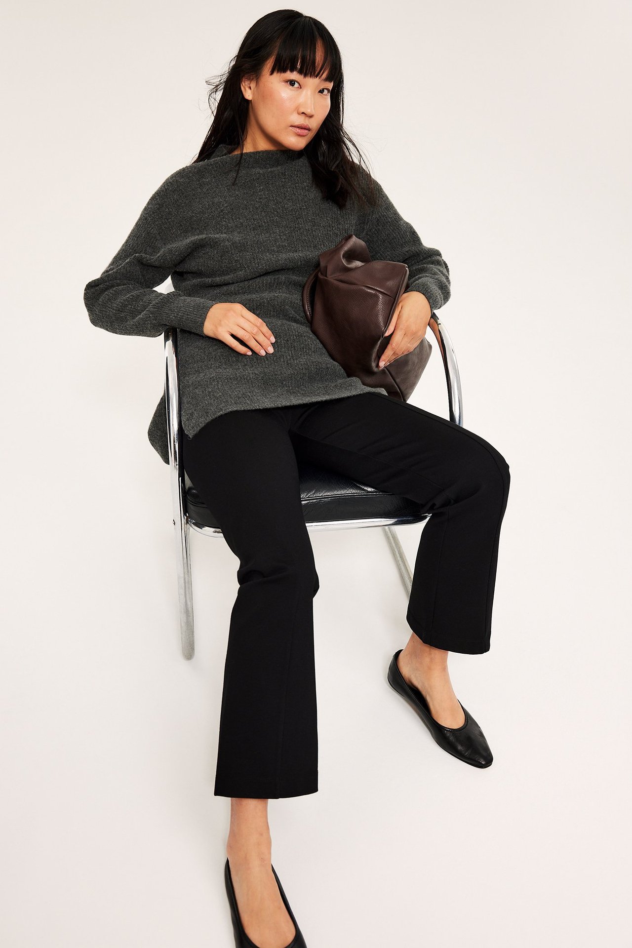 Ribbestrikket genser