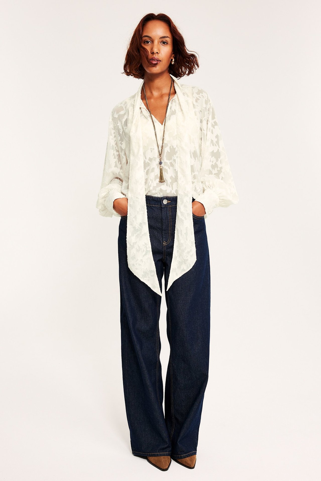 Blondebluse - Offwhite - 4