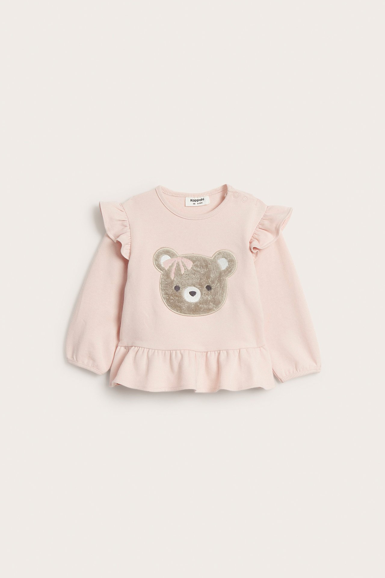 Sweatshirt med volang